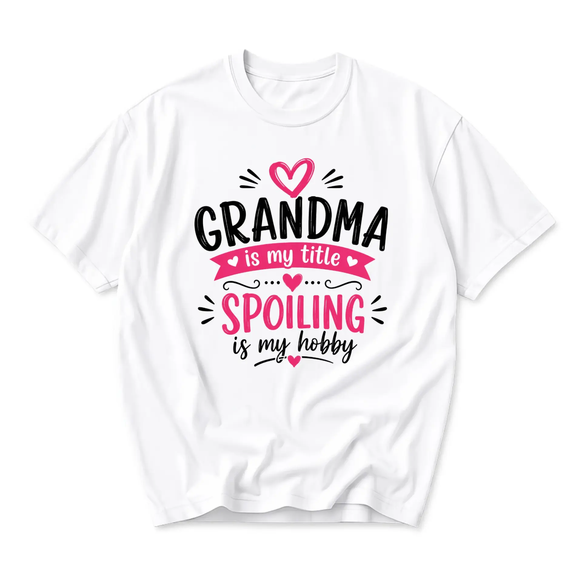 Funny Shirt Grandma Is My Spoiling Is Graphic Tee Unisex Casual Apparel for