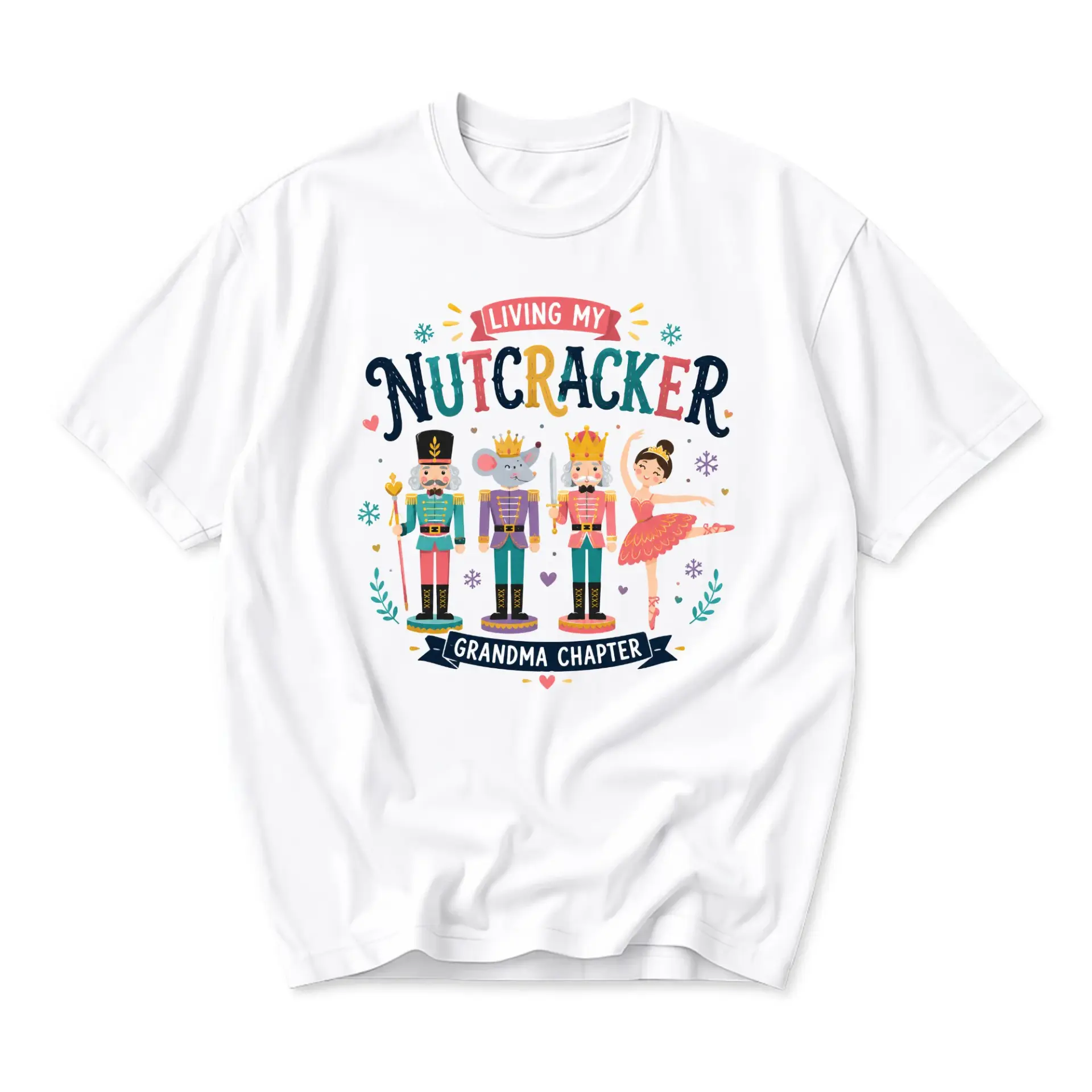 Graphic Tee Nutcracker Grandma Chapter Unisex Crew Neck Short Sleeve Shirt