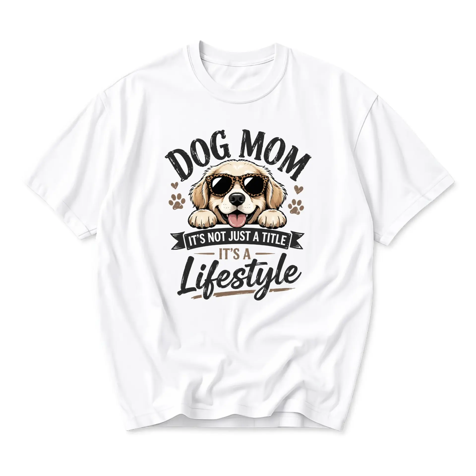 Graphic Tee Dog Mom Its Not Just a a Lifestyle Casual Unisex Shirt for Pet