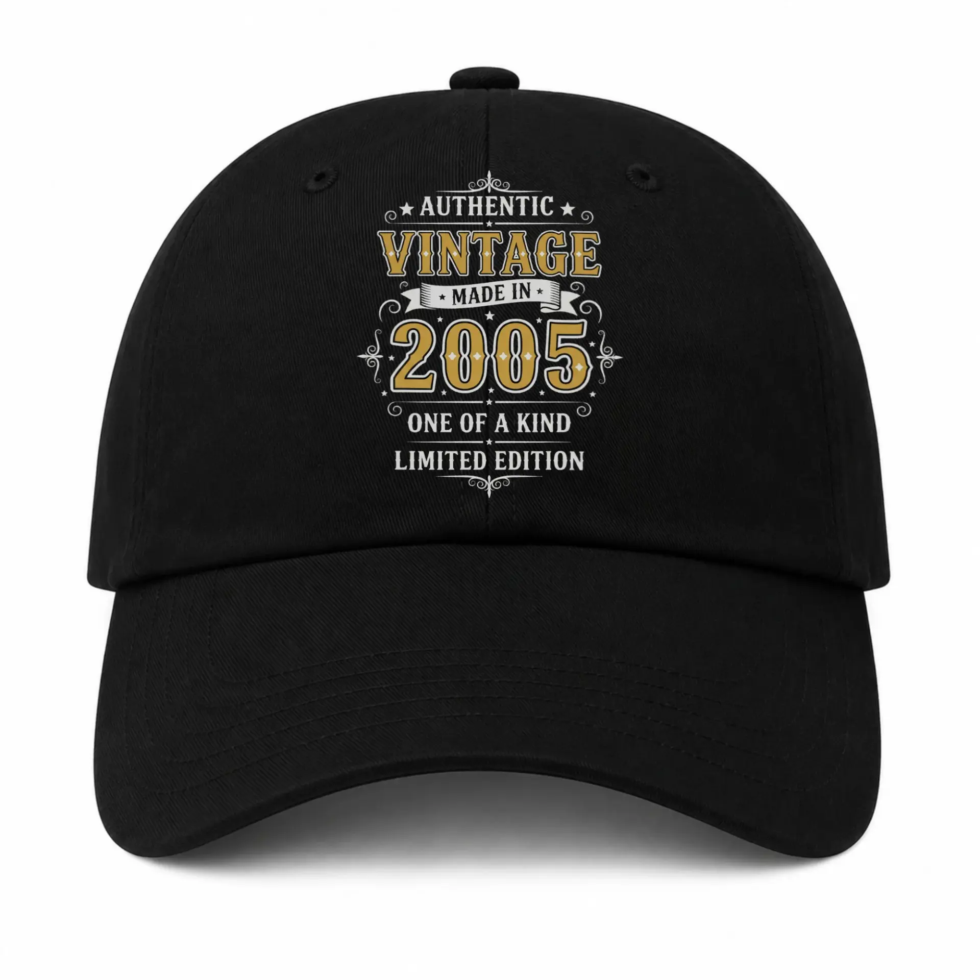 Baseball Cap Made in 2005 Vintage Style Graphic Embroidered Dad Hat