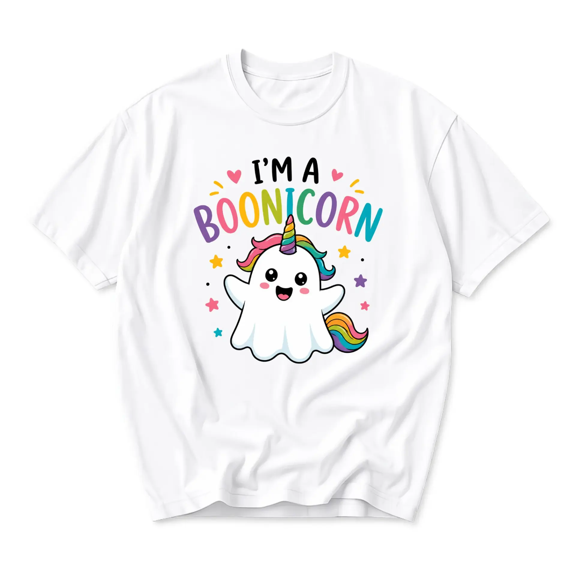 Funny Shirt I Am a Boonicorn Cute Ghost Unicorn Graphic Tee Unisex Casual Apparel for Everyday Comfort and Style