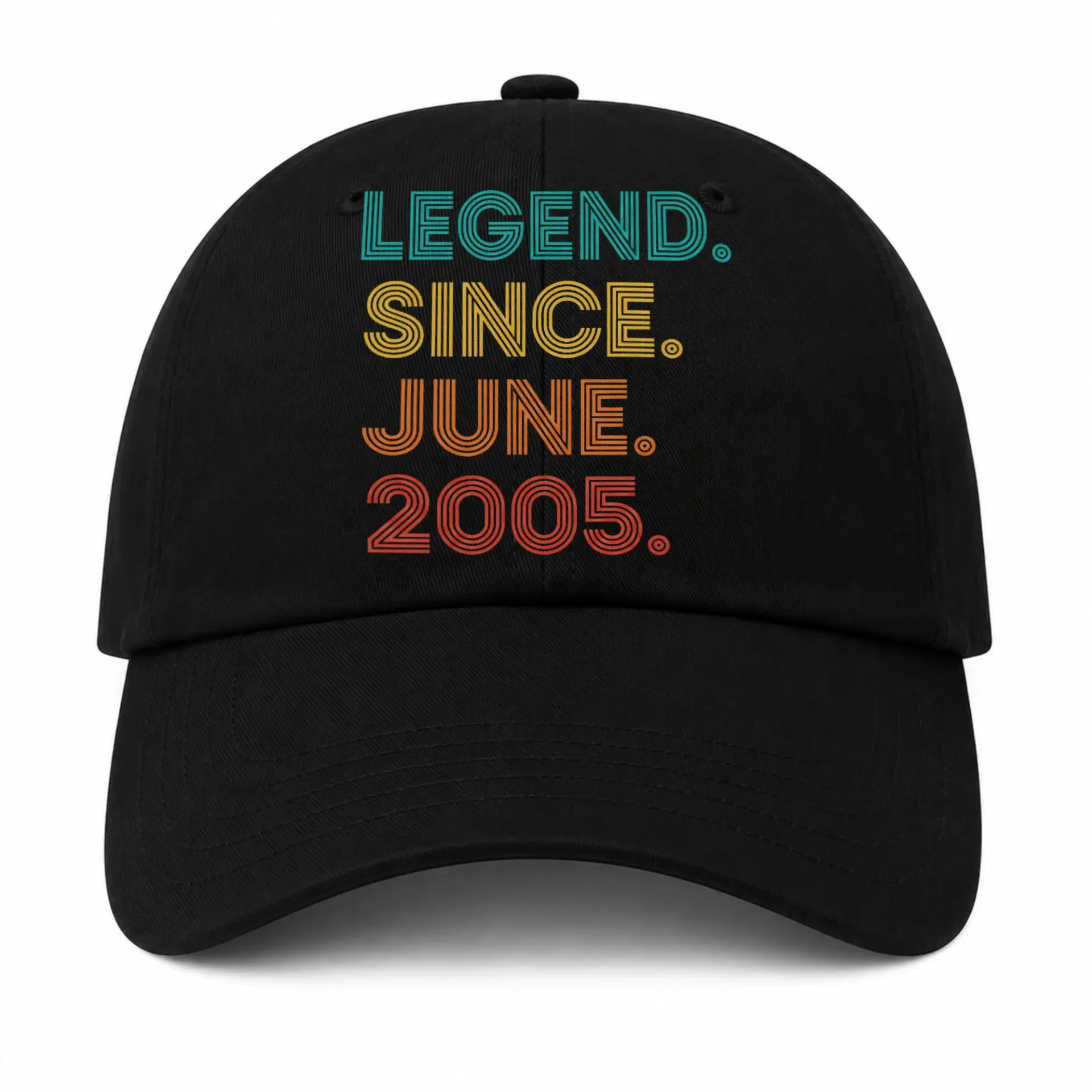 Vinyl Sticker Pack Legend Since June 2005 Retro Design Aesthetic Waterproof Decals for Personalized Decorating