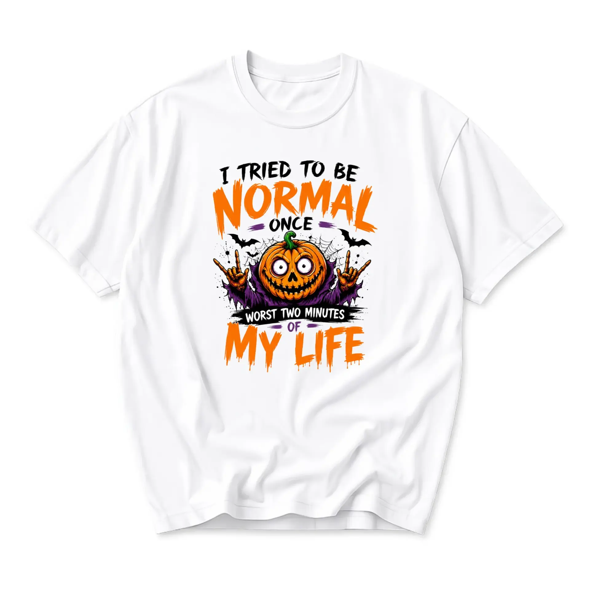 Funny Shirt I Tried to Be Normal Once Unisex Graphic Printed T-Shirt Casual Everyday Apparel for Holiday Enthusiasts
