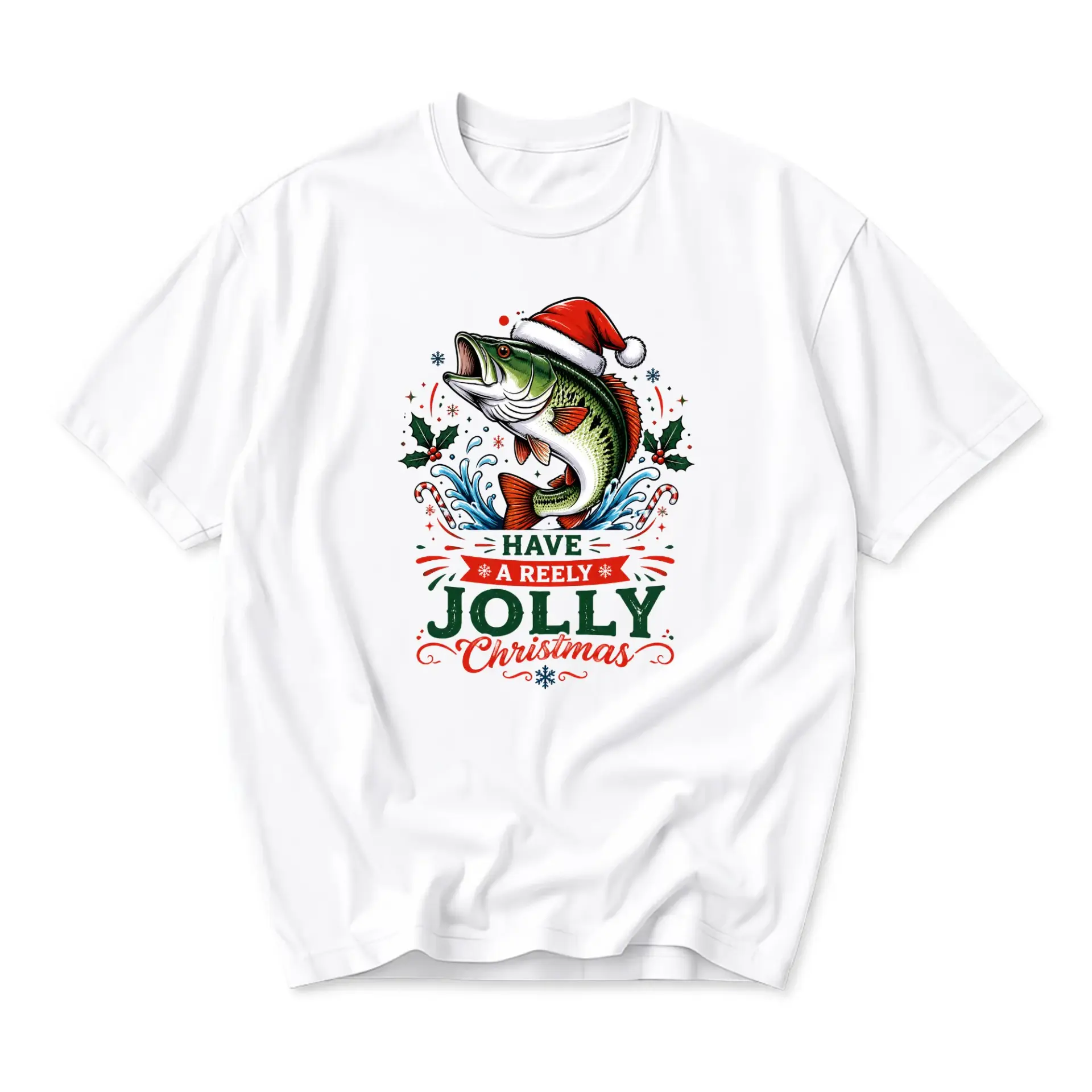 Graphic Tee Have a Fishing Holiday Unisex T-Shirt Seasonal Casual Crew Neck Short Sleeve Top