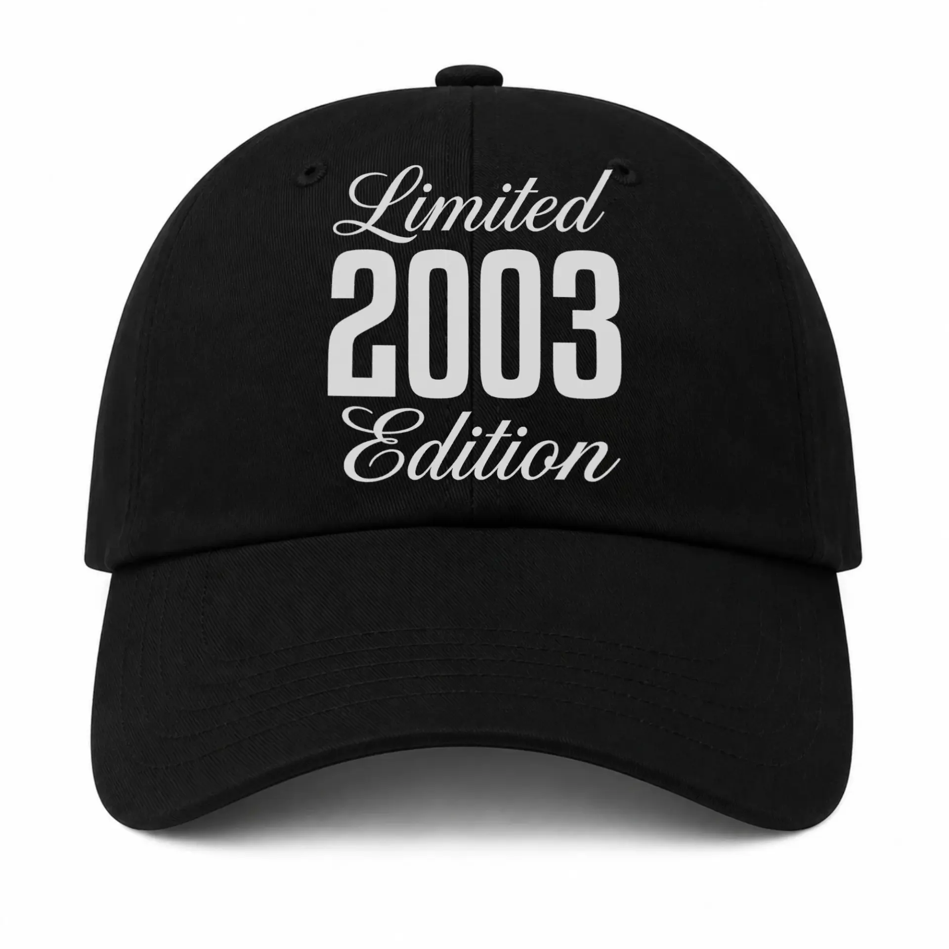 Baseball Cap with 2003 Graphic Print Casual Streetwear Accessory Hat