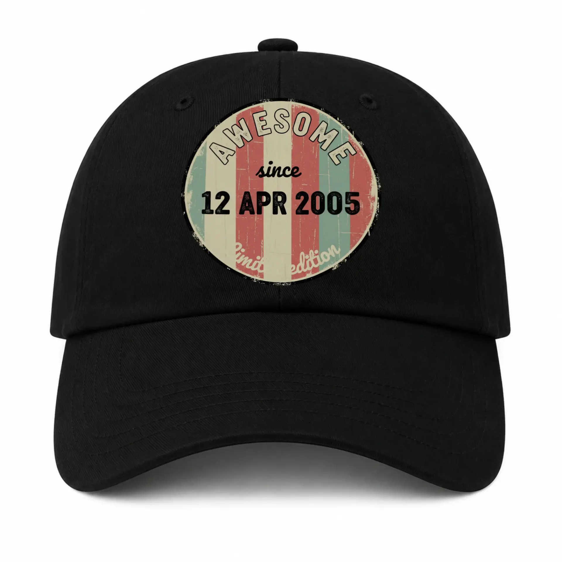 Baseball Cap Awesome Since April 2005 Vintage Aesthetic Graphic Hat