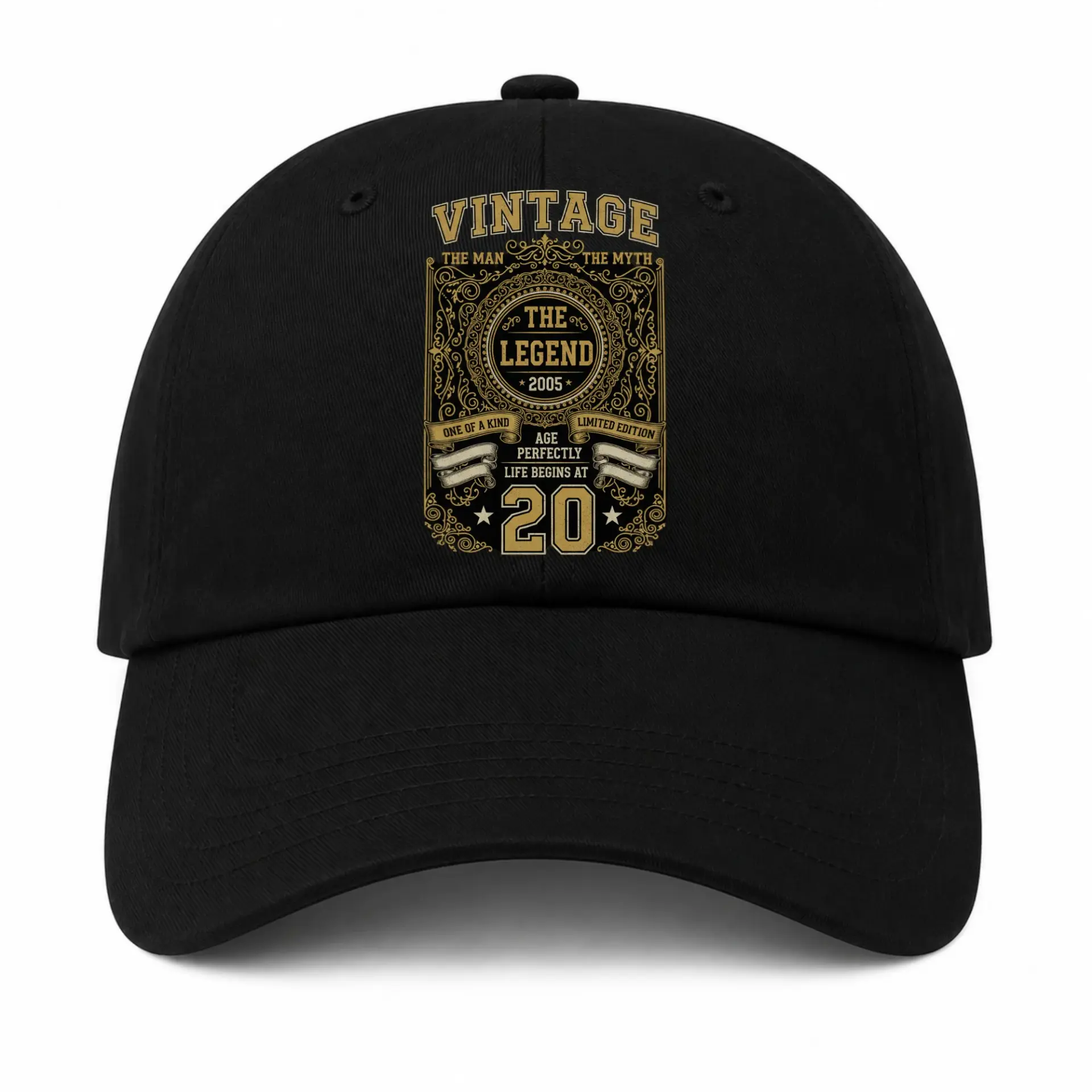 Baseball Cap Vintage 2005 Legend Twenty Years Old Birthday Gift Hat