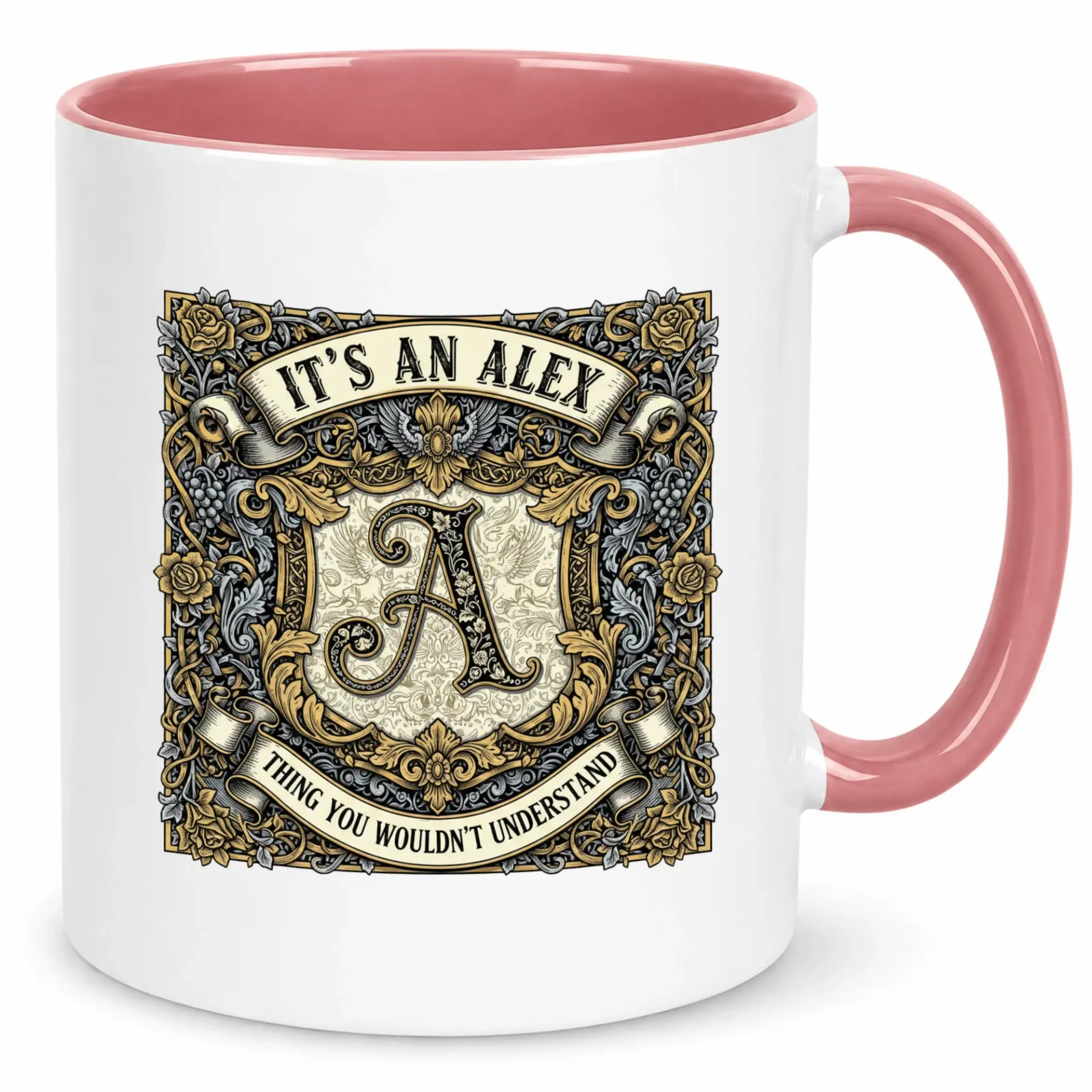 Funny Name Coffee Mug Personalized Ceramic 'a' Cup "it's an Thing You Wouldn't Understand" Gift for Friends Family Coworkers