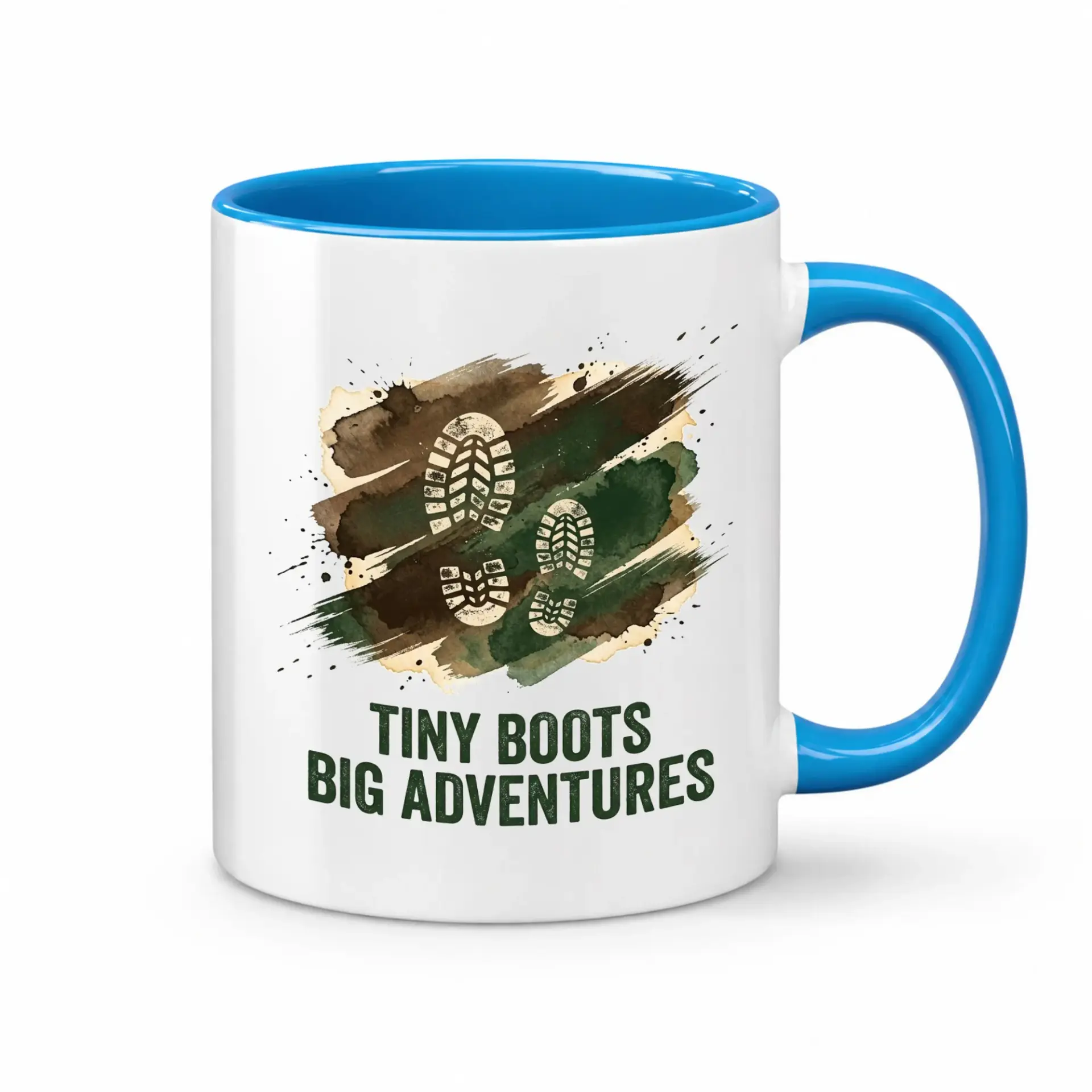 Outdoor Adventure Coffee Mug Featuring Hiking Design Inspirational Travel Themed Beverage Cup for Nature Lovers