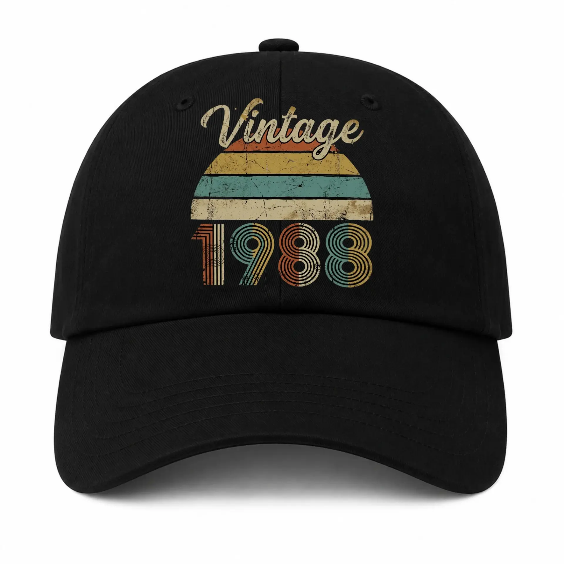 Baseball Cap Vintage 1988 Retro Graphic Hat for Everyday Casual Wear