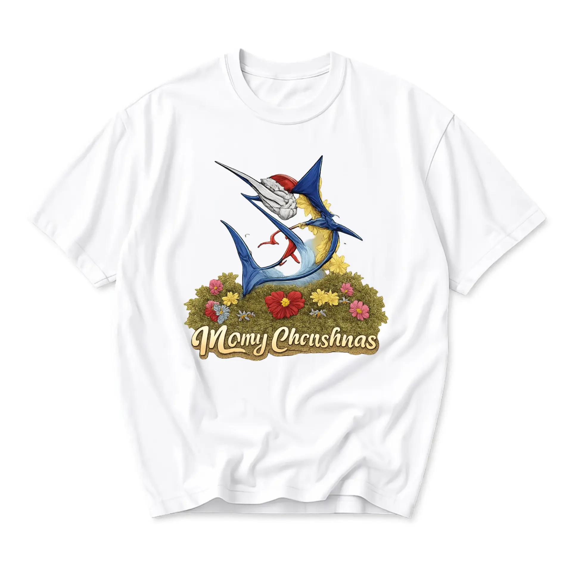 Graphic Tee Unisex Crew Neck Short Sleeve Casual Shirt Featuring Tropical