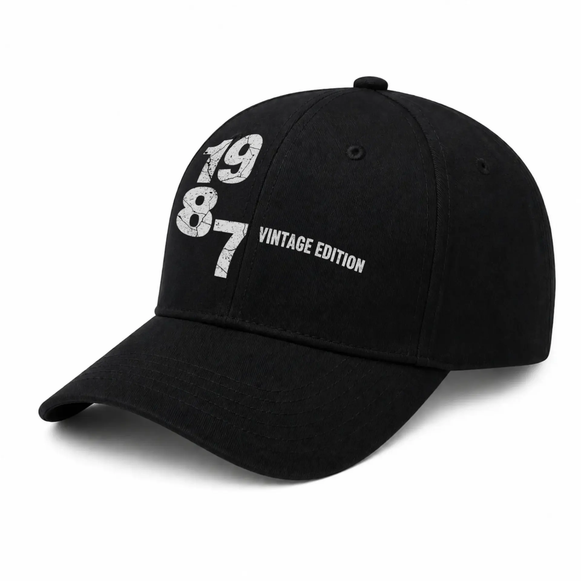 Baseball Cap 1987 Vintage Edition Retro Style Graphic Embroidered Hat
