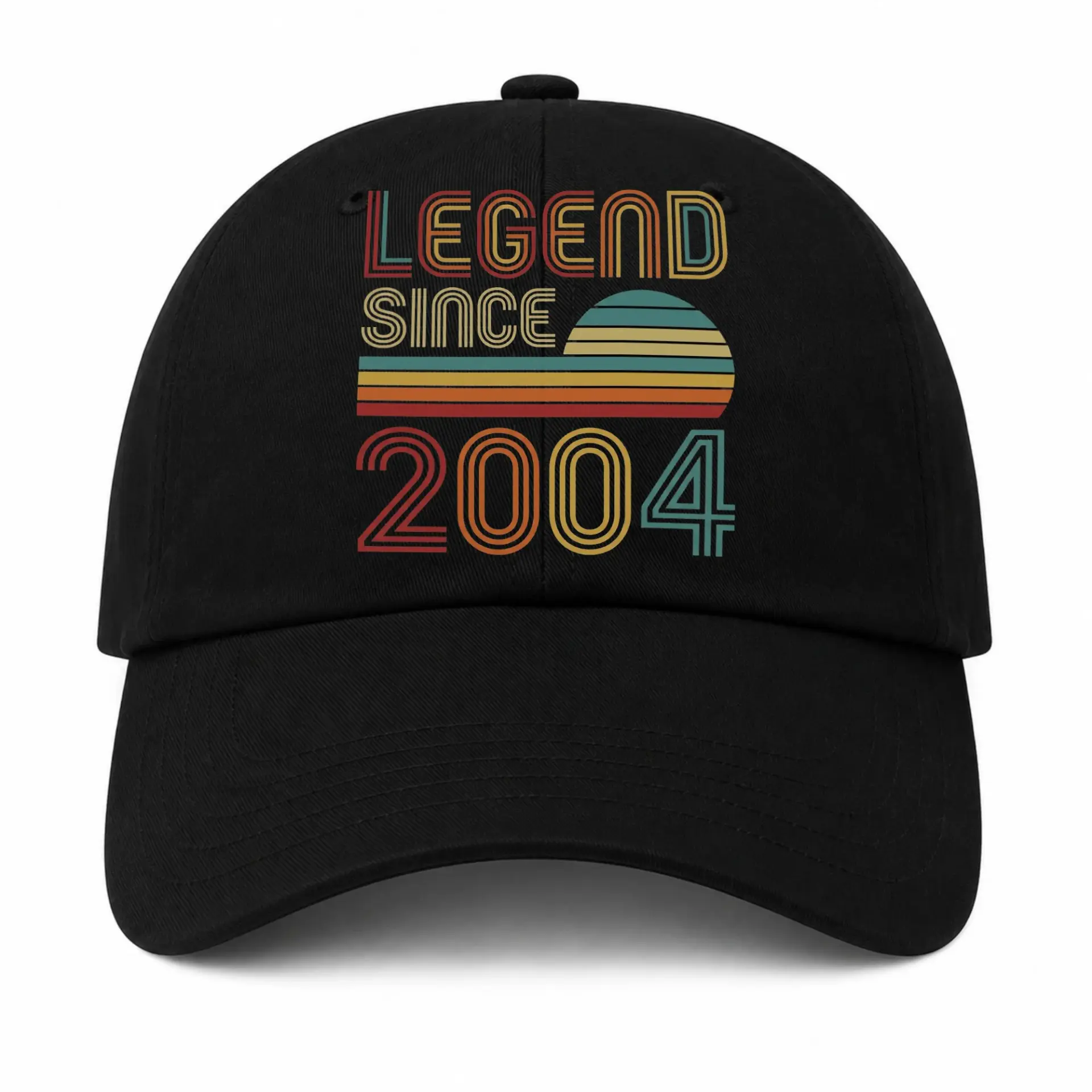 Baseball Cap Legend Since 2004 Vintage Retro Style Embroidered Hat