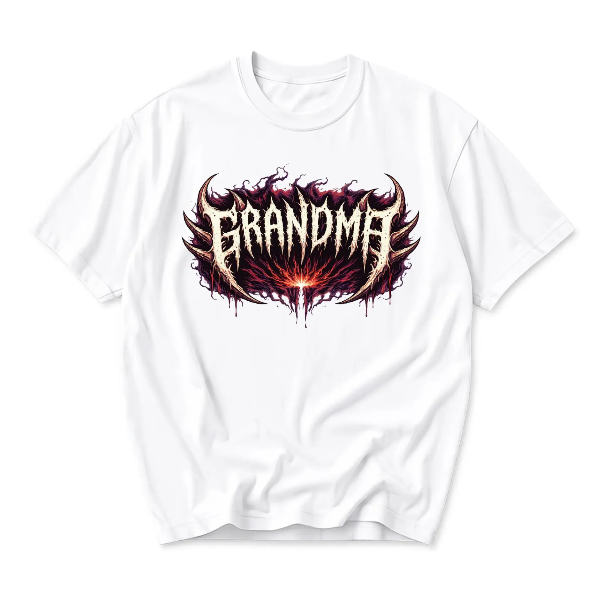 Funny Shirt Grandma Death Style Graphic Tee Casual Crew Neck Unisex Top for Everyday Wear and Gift Giving