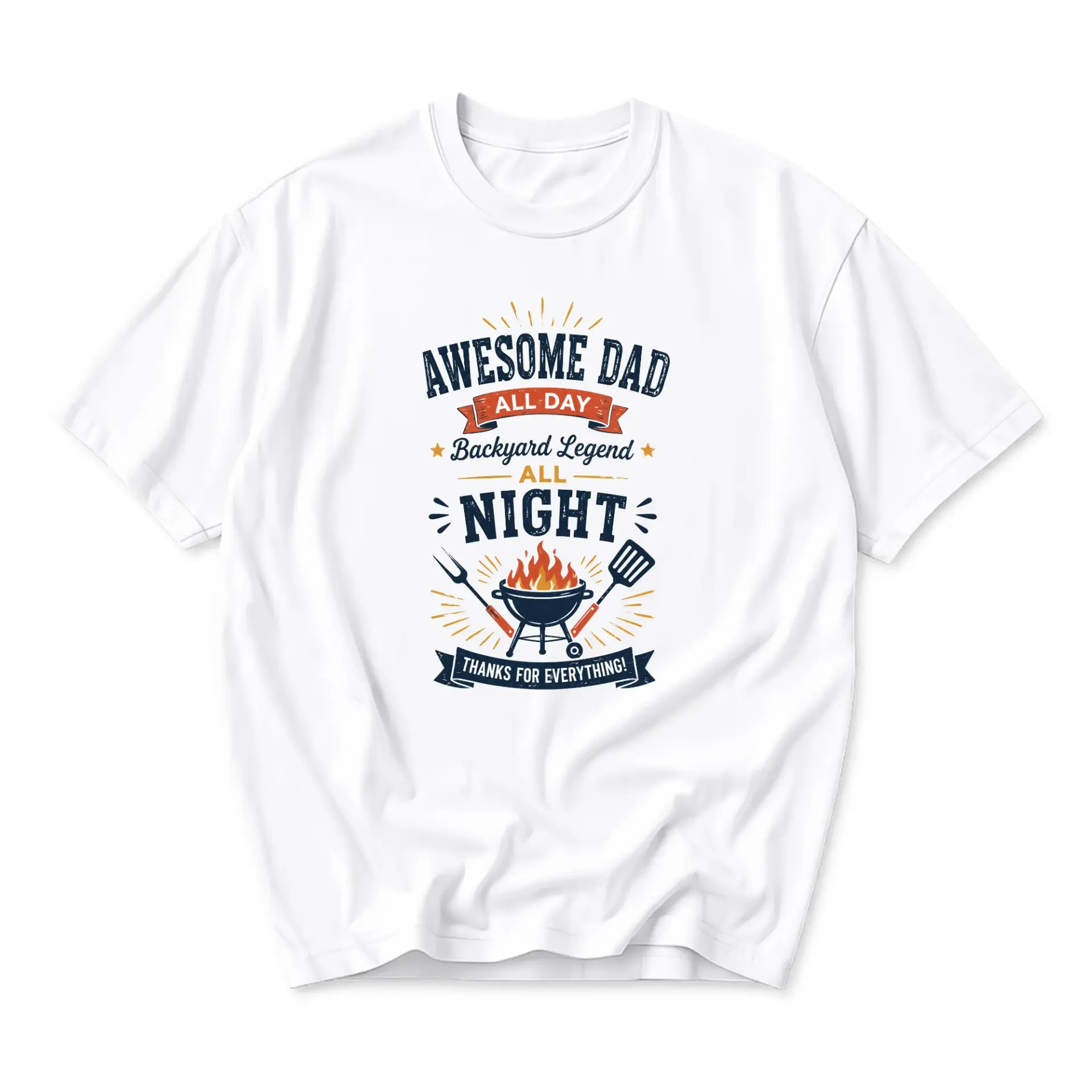Graphic Tee Backyard Legend Print Unisex Crew Neck Casual Everyday Short Sleeve T-Shirt