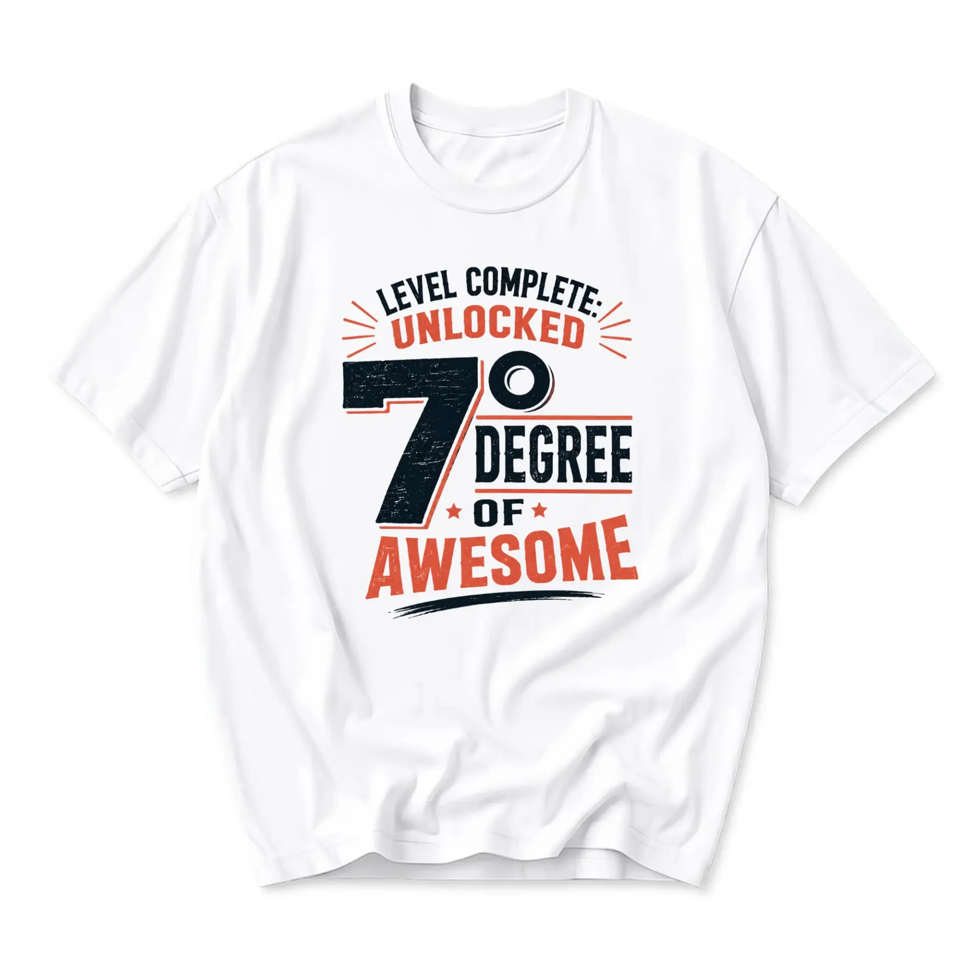 Funny Shirt Complete Unlocked 70th Birthday Graphic Tee Unisex Casual