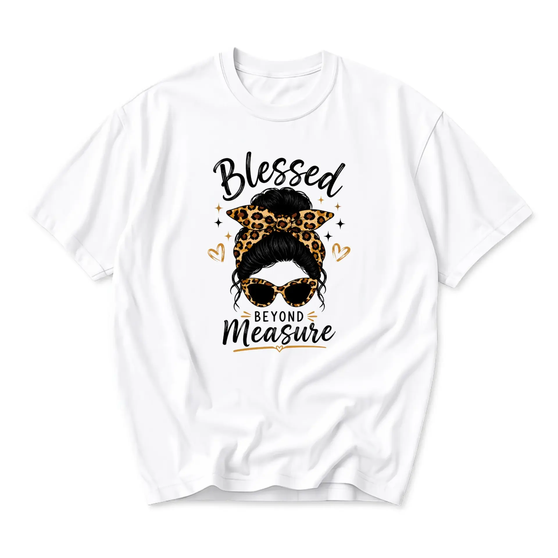 Graphic Tee Blessed Beyond Measure Unisex Shirt Inspirational Quote Apparel