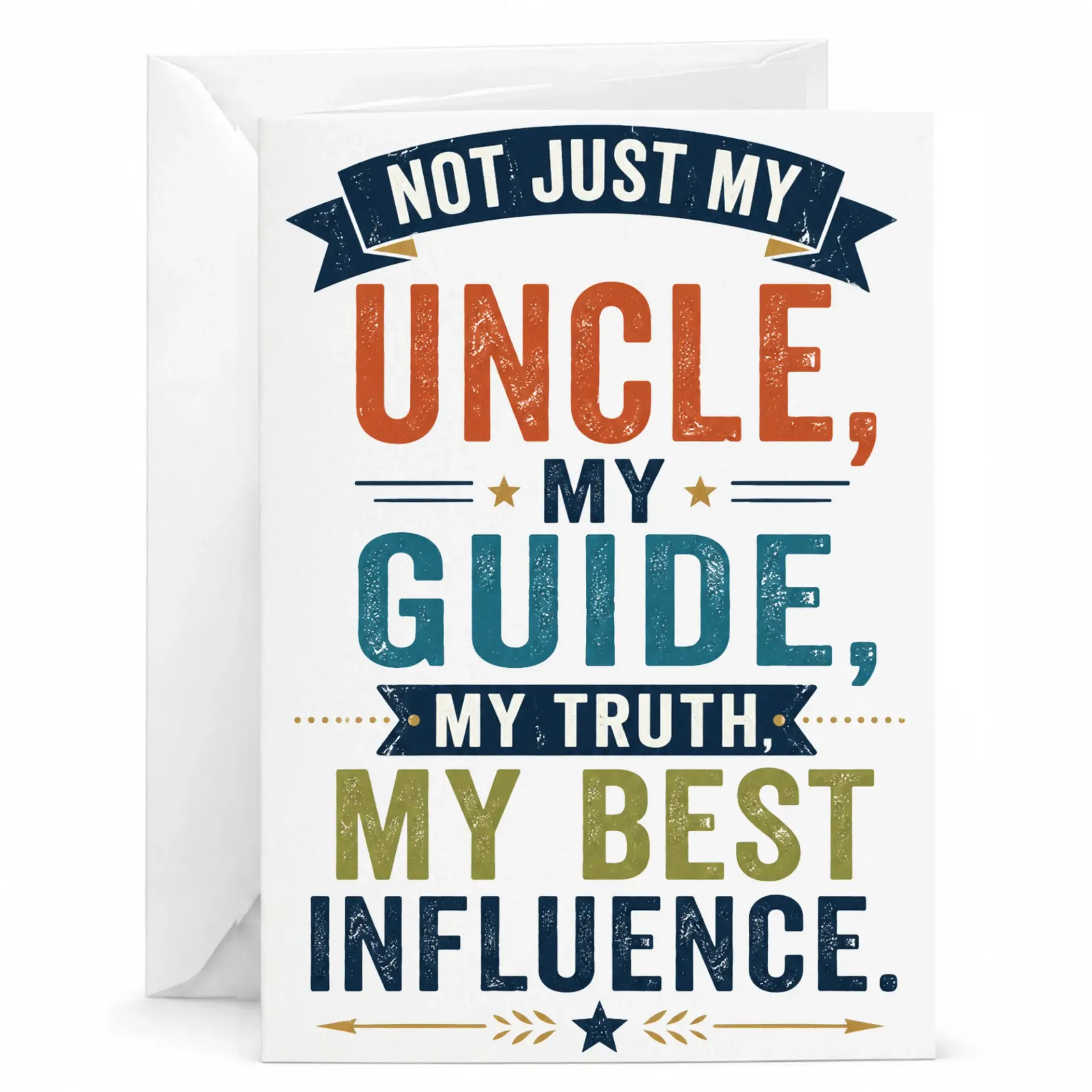 Personalized Greeting Card for Uncle Appreciation Sentiment
