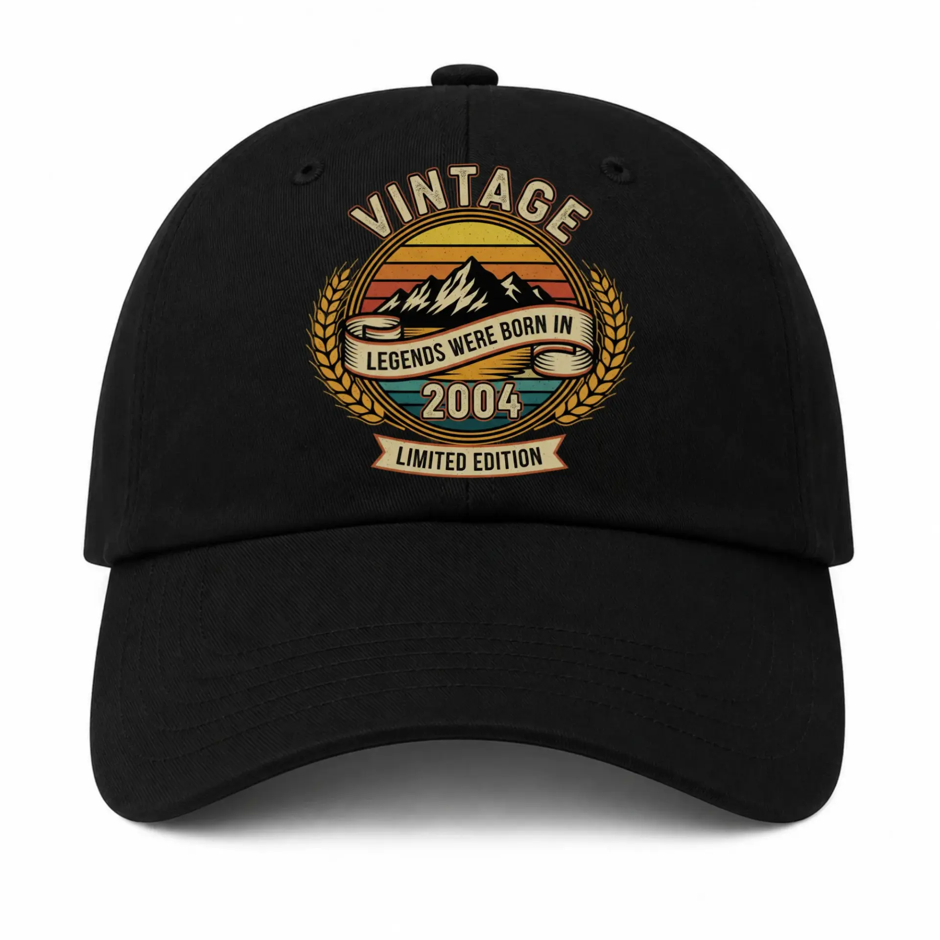 Baseball Cap Vintage Legends Born in 2004 Embroidered Graphic Dad Hat