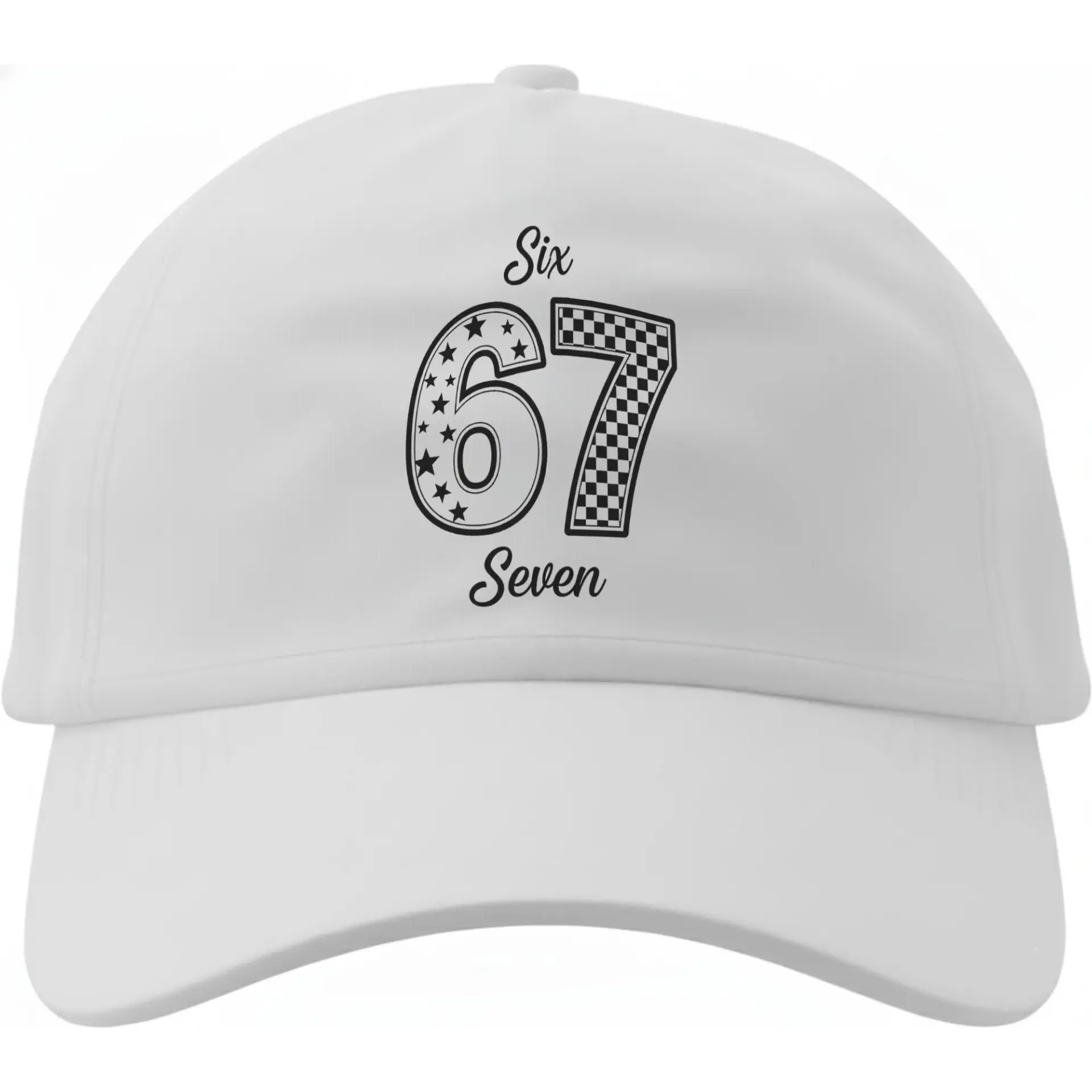 Baseball Cap with Number Sixty Seven Graphic Design Casual Low Profile Cotton Hat for Everyday Outdoor Sun Protection