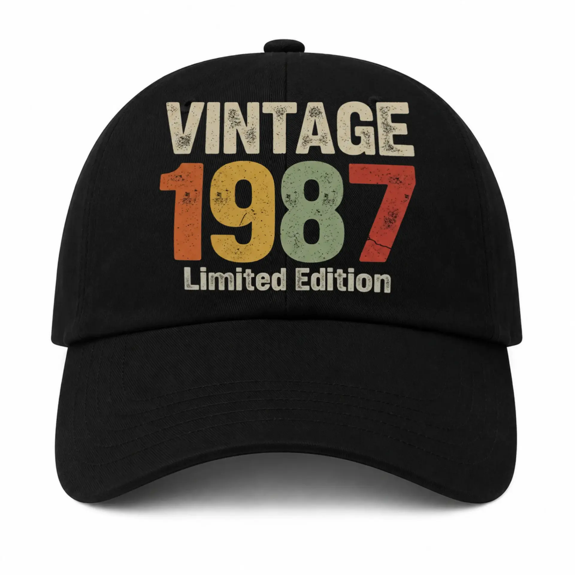 Baseball Cap Vintage 1987 Retro Graphic Hat for Men and Women Adult