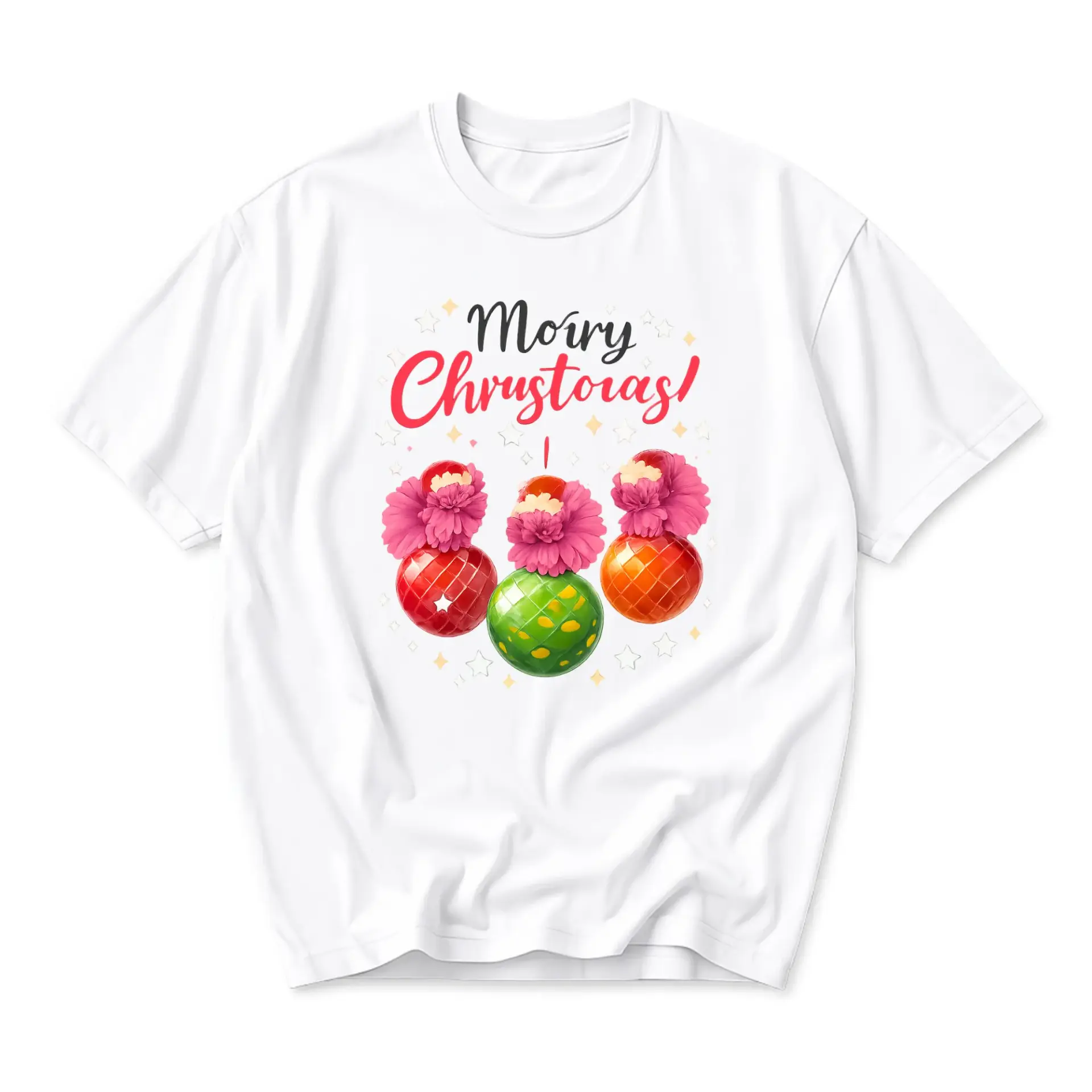 Funny Shirt Merry Chrustoras Graphic Tee Holiday Season Unisex Crew Neck