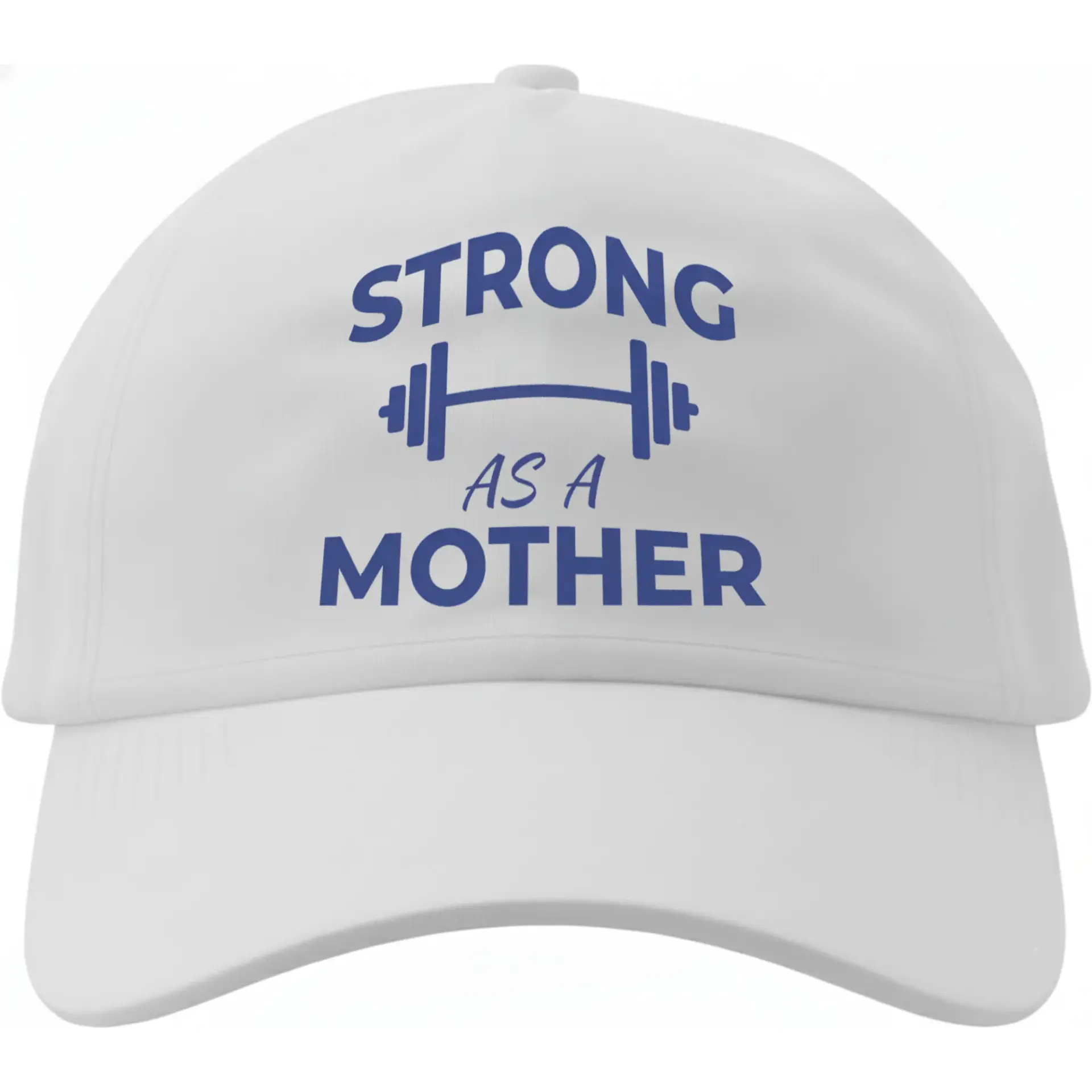 Baseball Cap Strong as a Mother Graphic Hat Cotton Blend Unisex Adjustable Dad Hat for Fitness and Everyday Wear