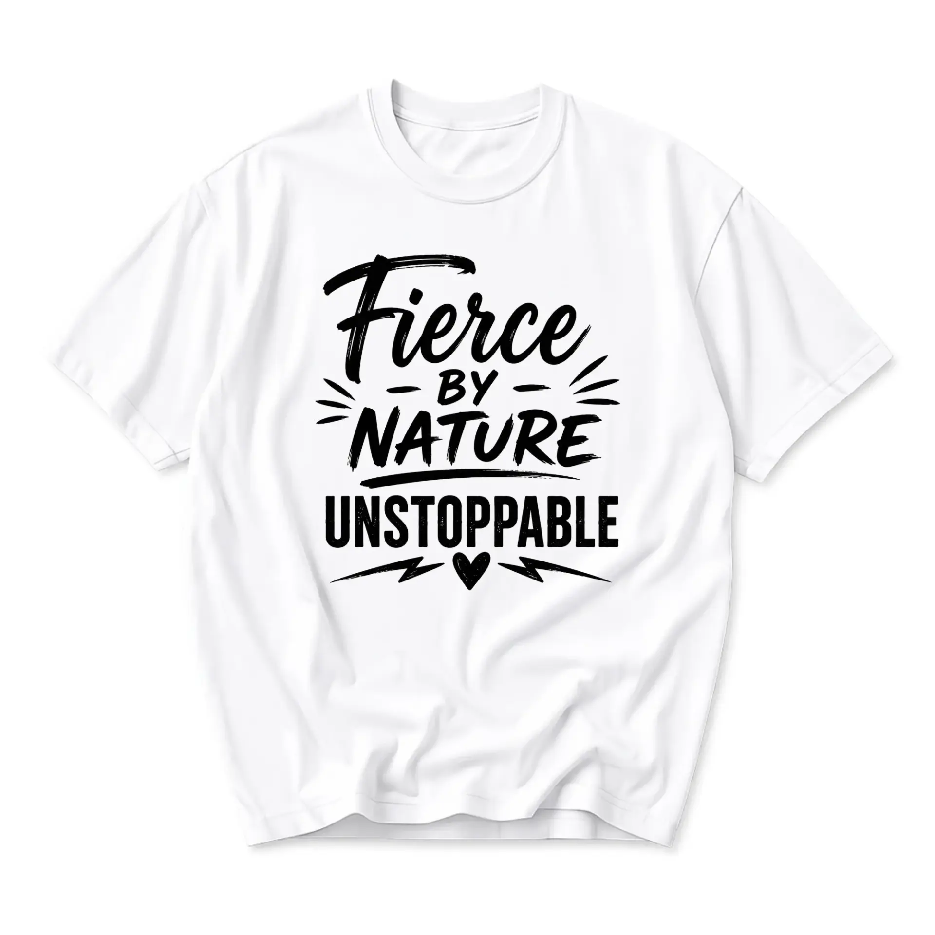 Graphic Tee by Motivational Quote Short Sleeve Unisex Crew Neck Casual