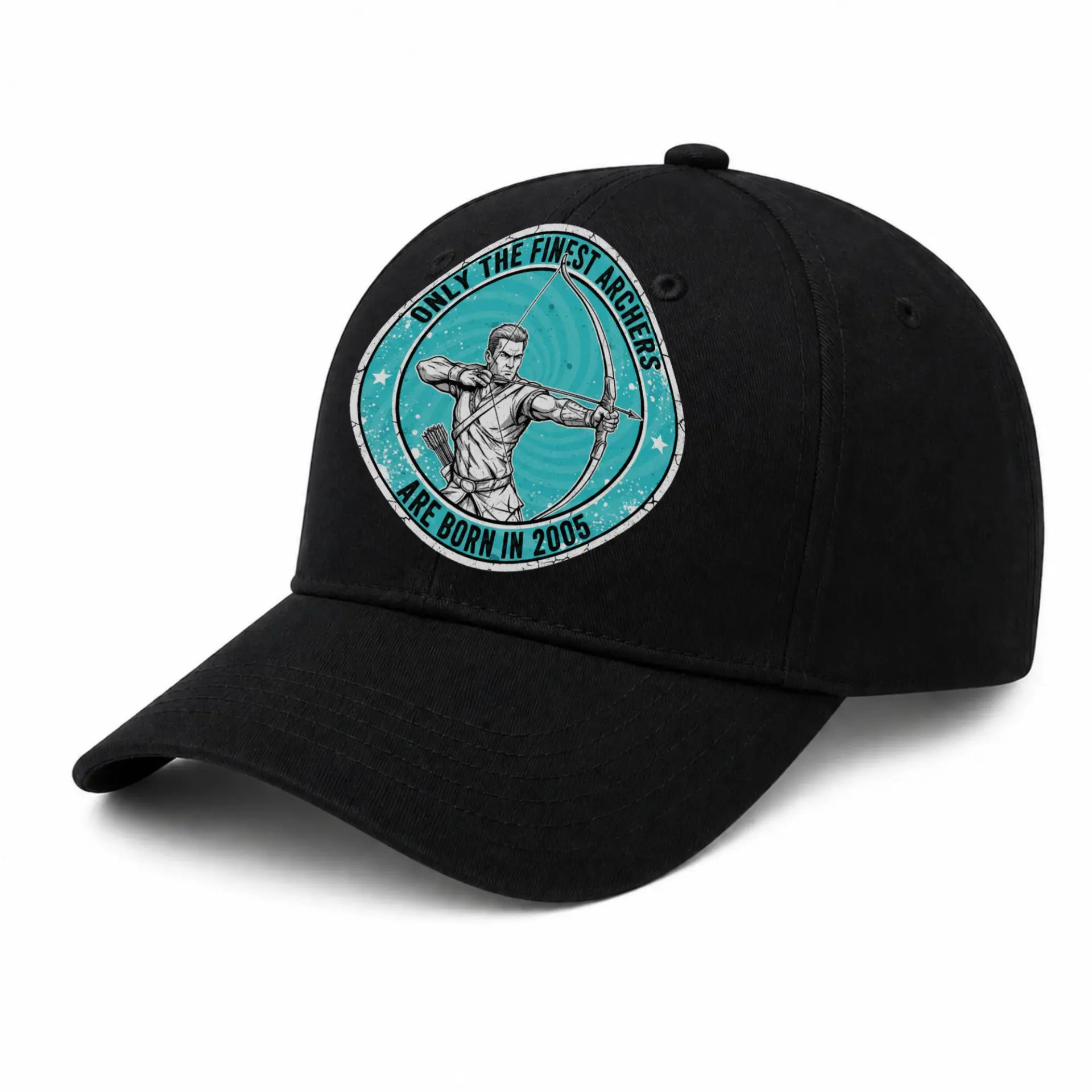 Baseball Cap Vintage Archer Born in 2005 Graphic Hat for Enthusiasts