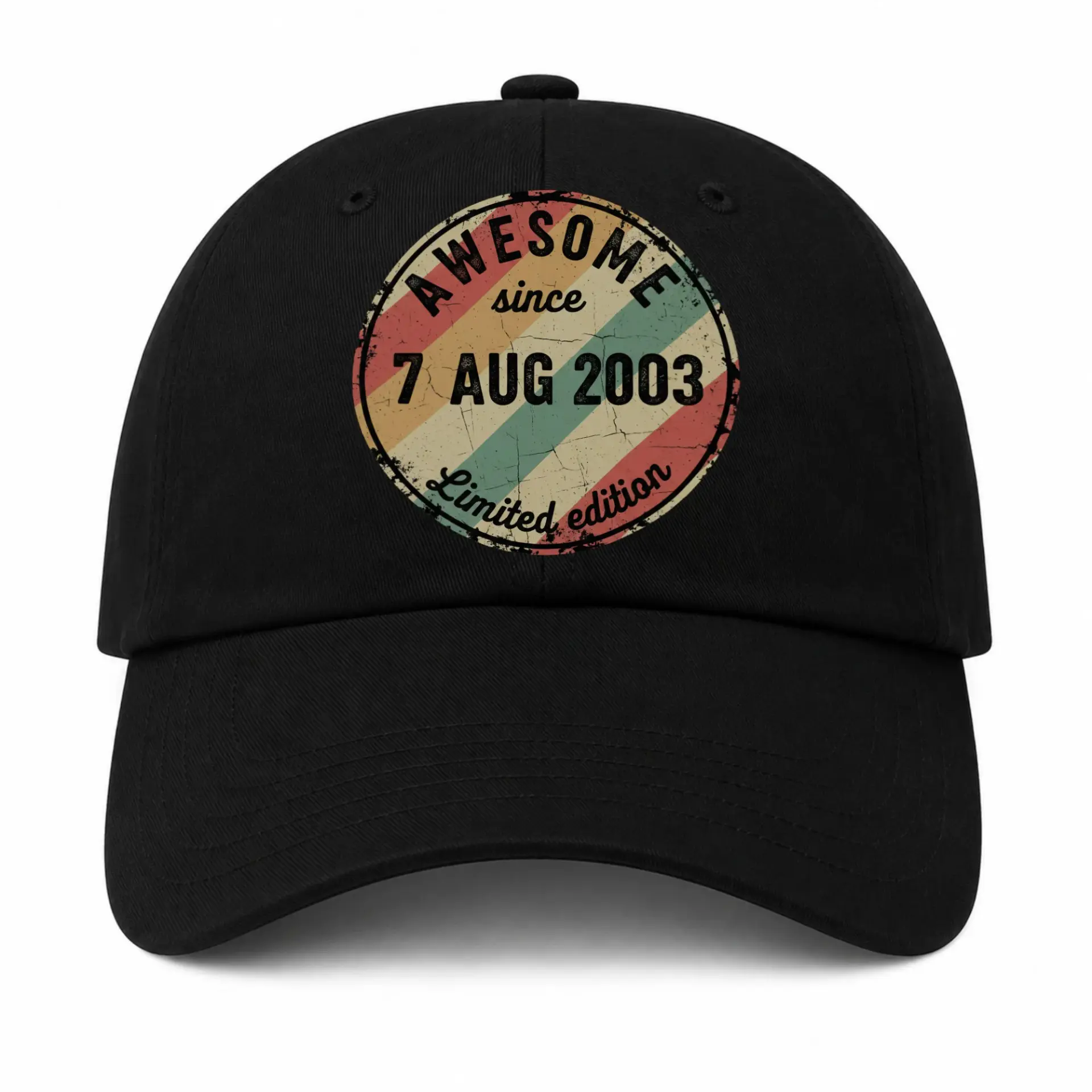 Baseball Cap Awesome Since August 2003 Vintage Retro Birthday Gift Hat
