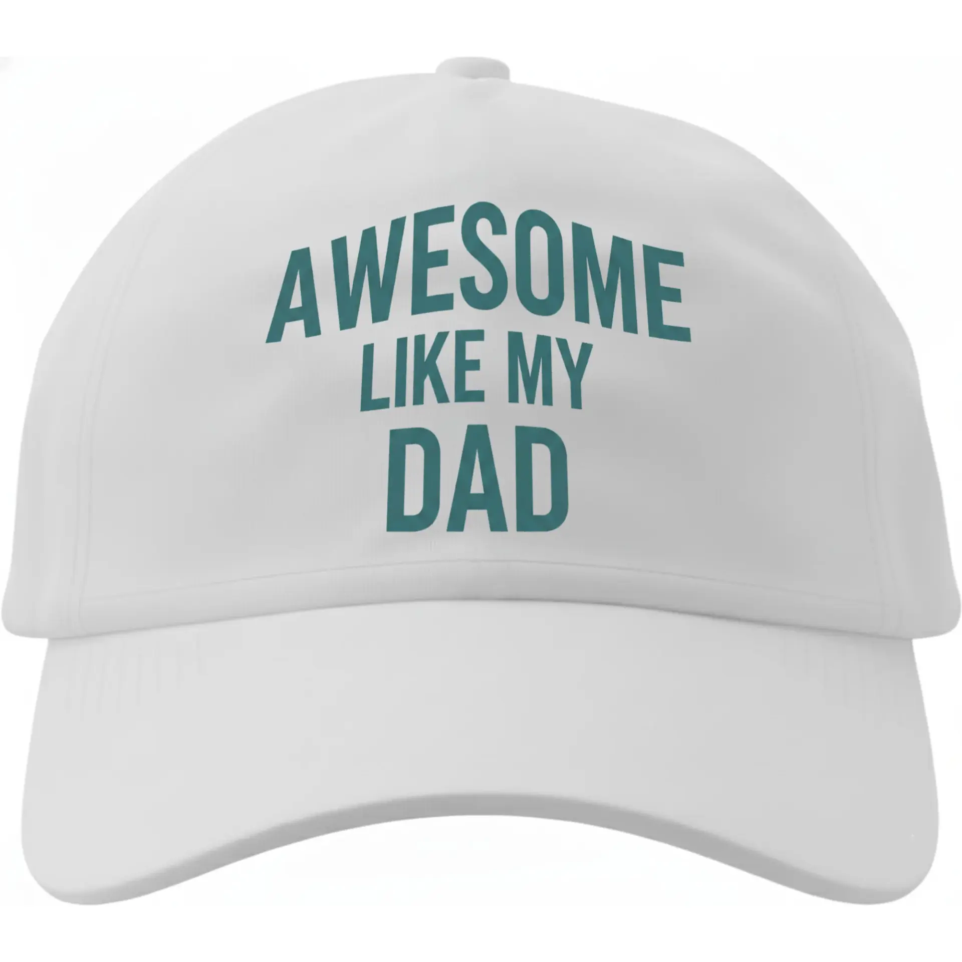 Dad Hat Awesome Like My Dad Graphic Baseball Cap Unisex Casual Everyday Wear Adjustable Cotton Sun Protection Headwear