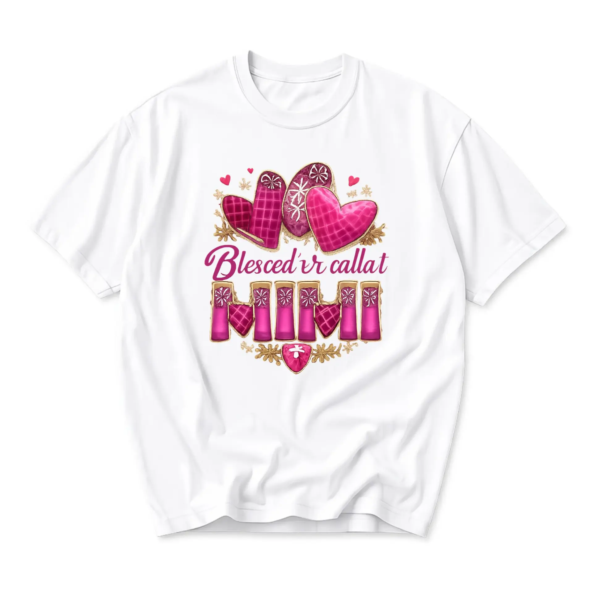 Graphic Tee Unisex Crew Neck Shirt Blesseder Callat Mimi Design Casual