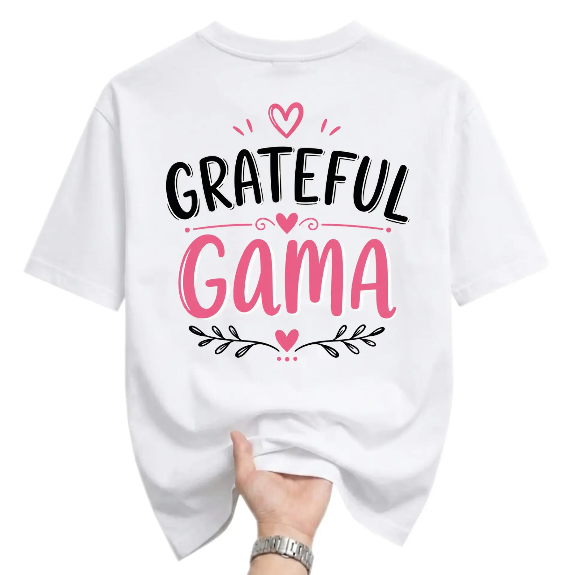 Graphic Tee Grateful Gama Unisex Shirt Casual Cotton Crew Neck Short Sleeve Top for Women and Family Gift Idea