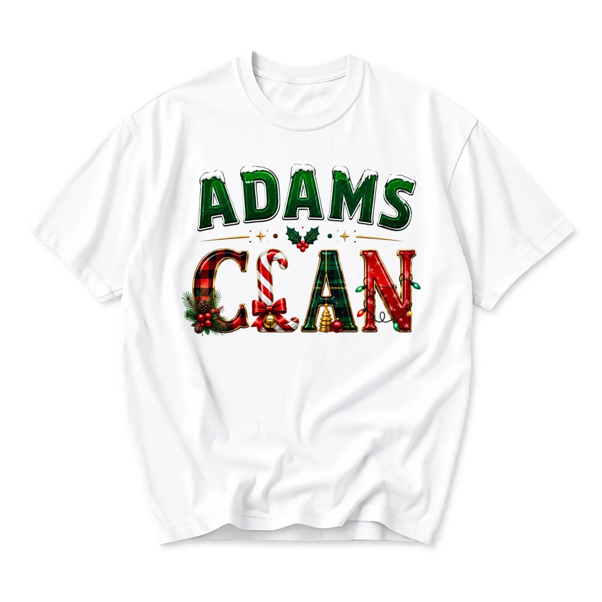 Funny Shirt Clan Holiday Graphic Tee Unisex Short Sleeve Crew Neck Cotton