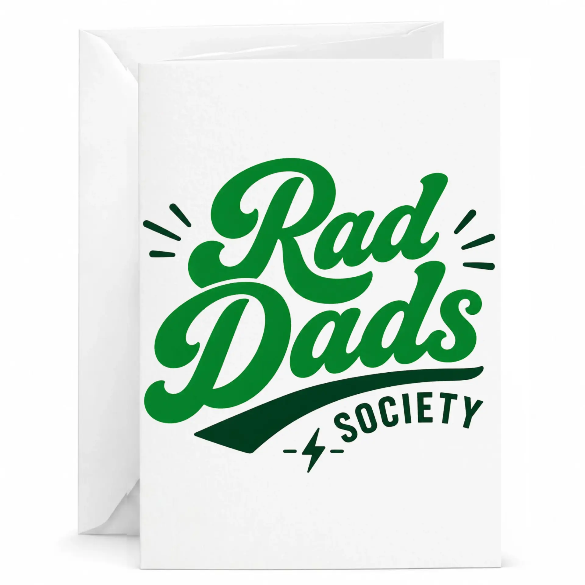 Greeting Card Rad Dads Funny Appreciation for Father Figure Birthday or Milestone Note
