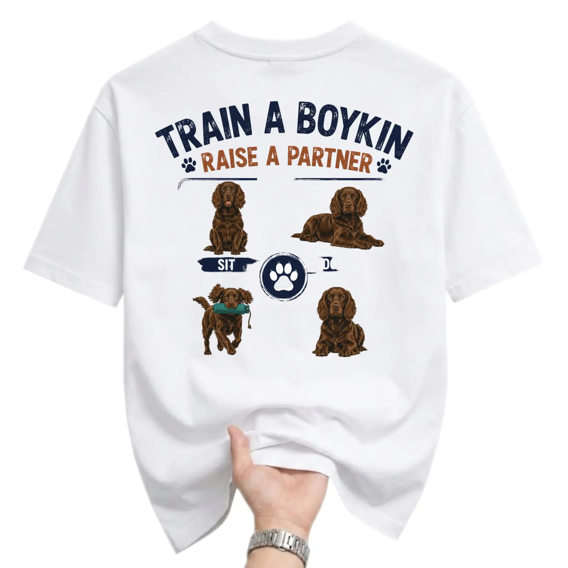Graphic Tee Unisex Crew Neck Shirt a Raise a Partner Dog Breed Lover Casual