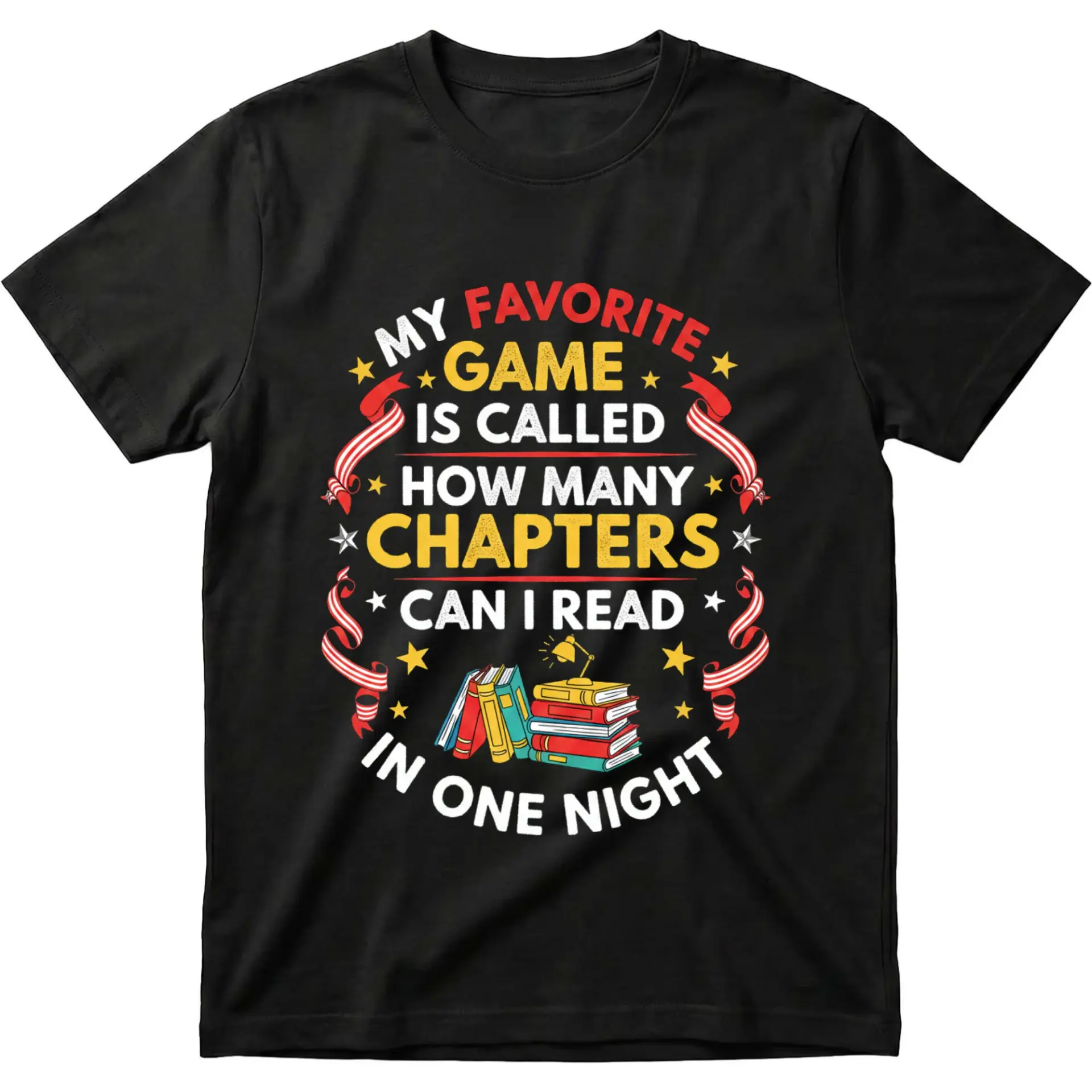 Graphic Tee My Favorite Game Is Called How Many Chapters Can I Read Night Unisex Casual Short Sleeve Shirt