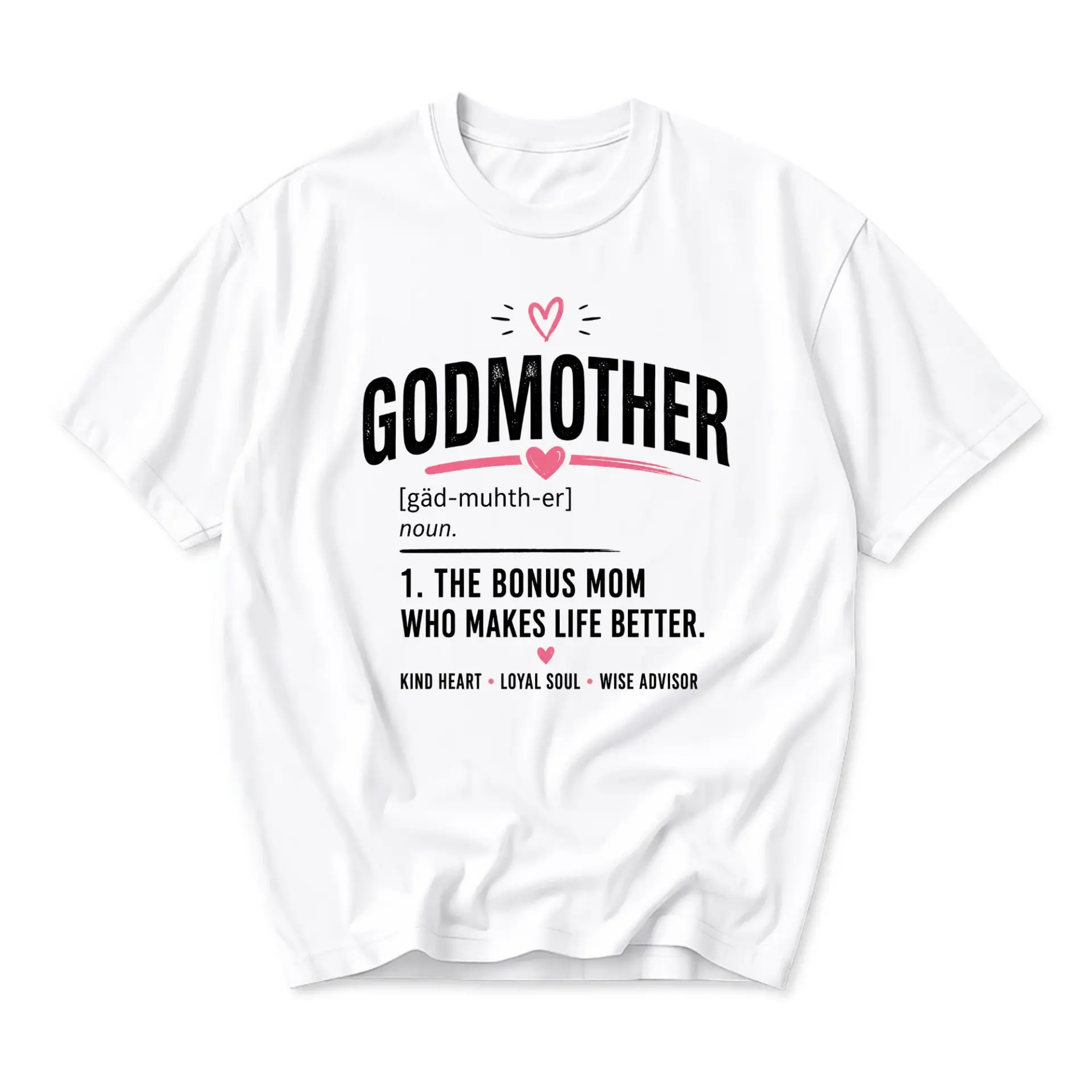 Graphic Tee Godmother Unisex Crew Neck T-Shirt Soft Cotton Everyday Casual