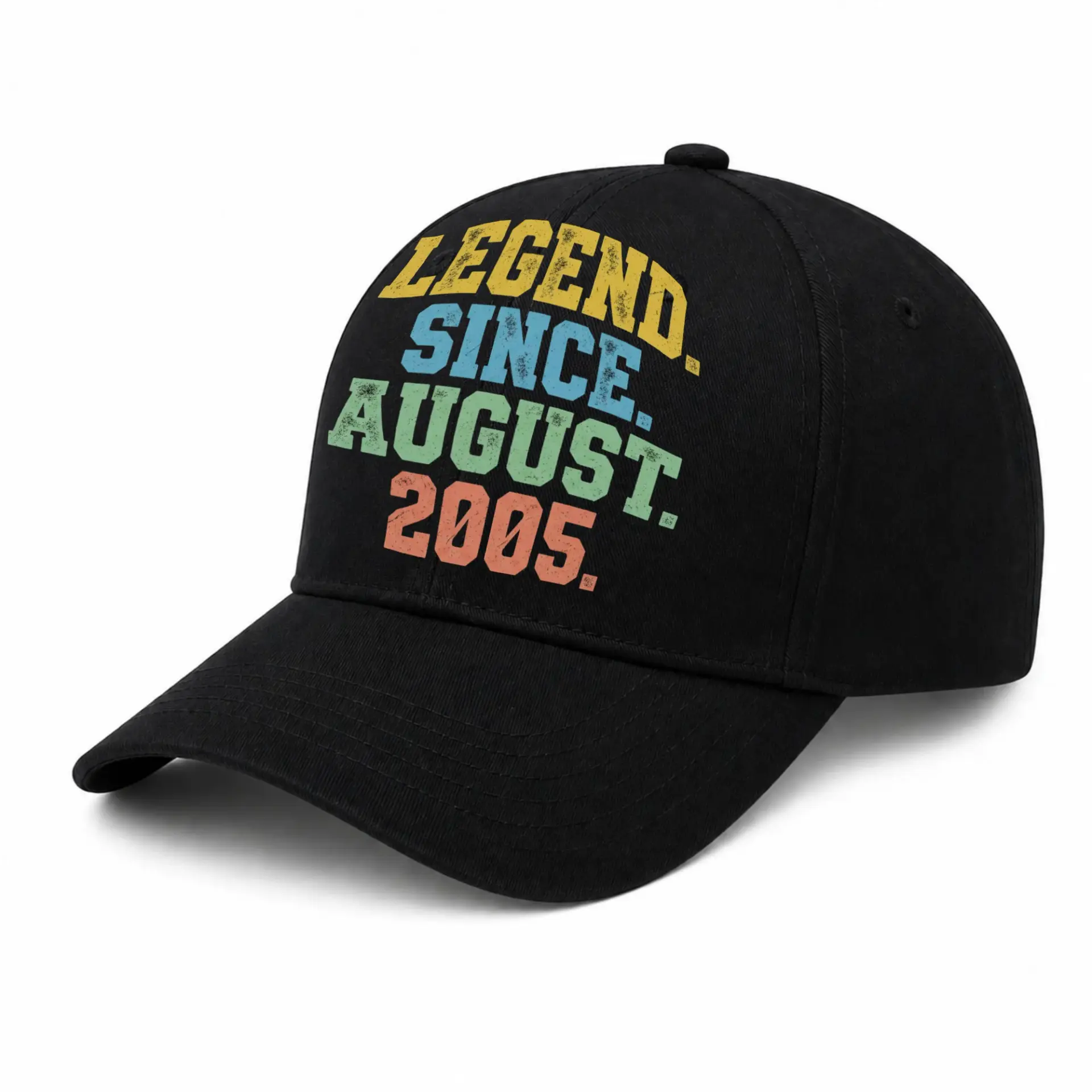 Baseball Cap Legend Since August 2005 Embroidered Dad Hat Unisex Accessory