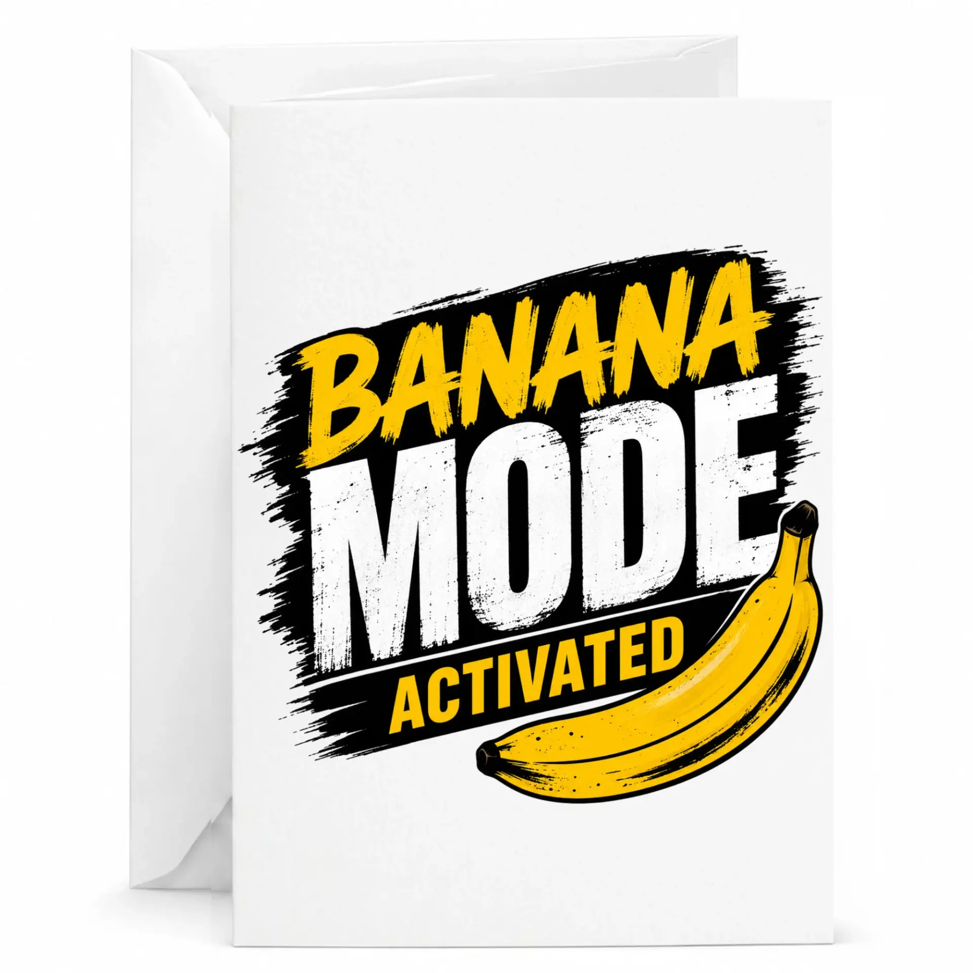 Funny Banana Activated Greeting Card with Envelope for Birthday Anniversary and Just Because Occasions