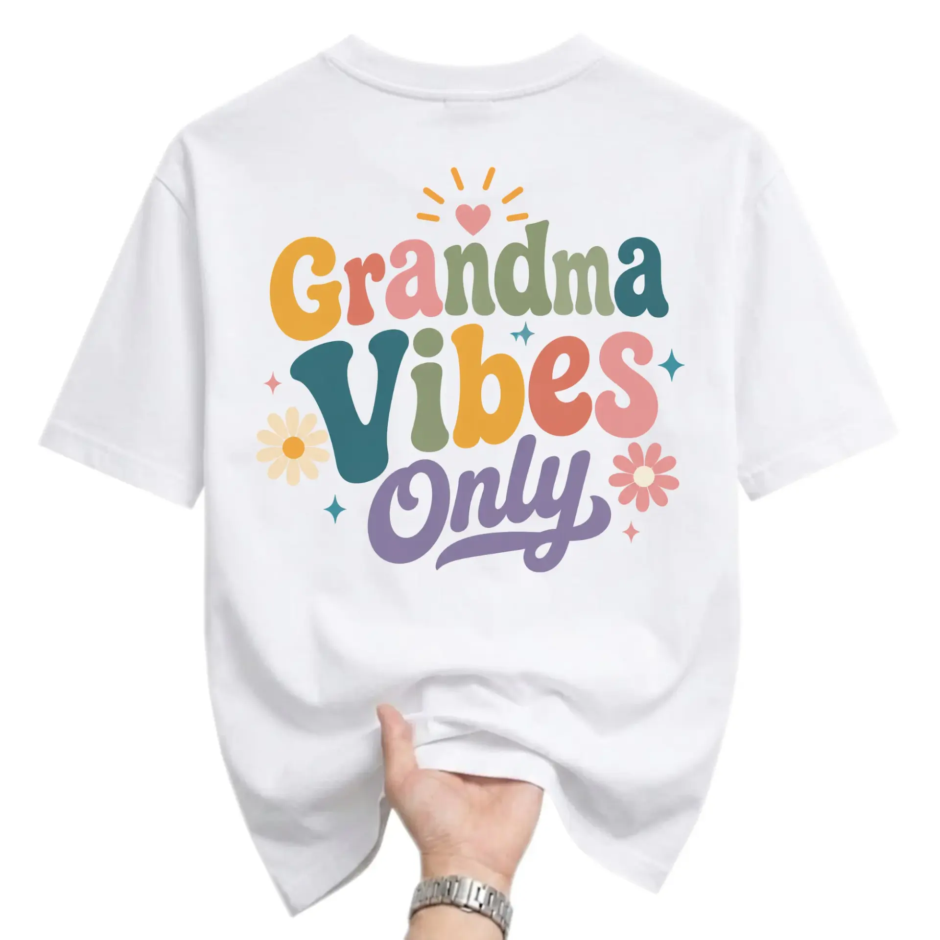 Graphic Tee Grandma Only Retro Style Unisex T-Shirt Casual Comfortable Apparel for Everyday Wear