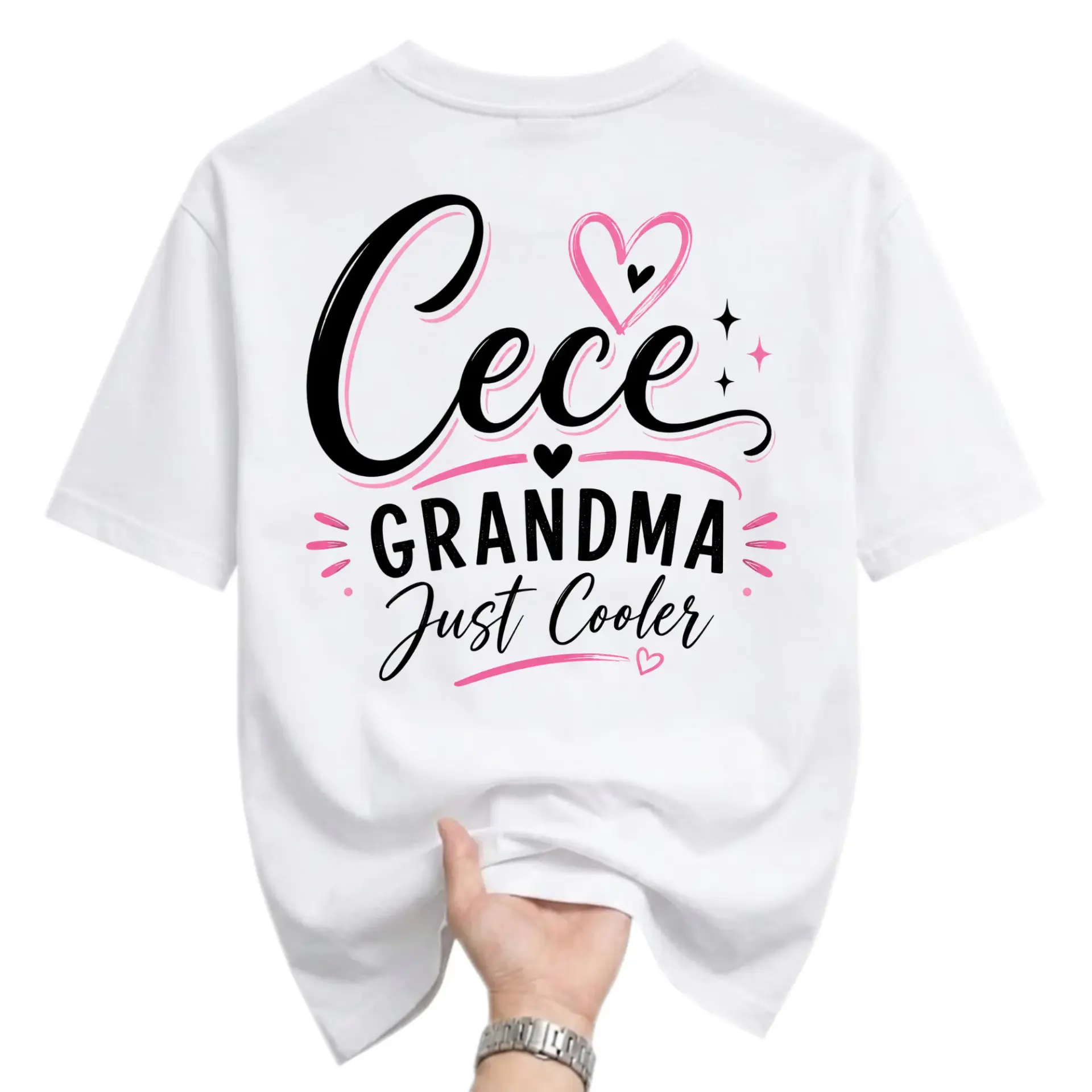 Funny Shirt Grandma Just Unisex Graphic Printed T-Shirt Casual Everyday