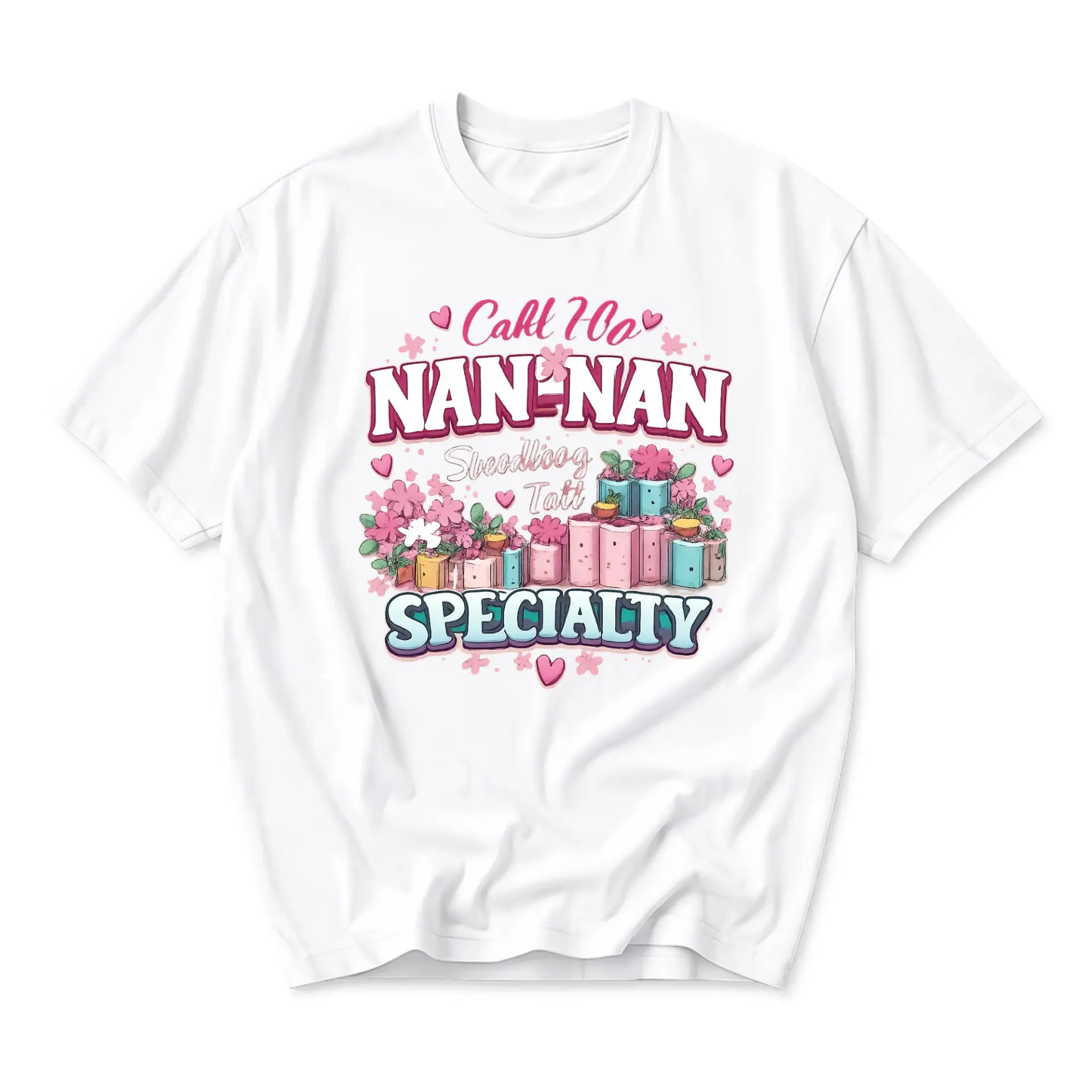Graphic Tee Nan-Nan Specialty Flowers and Gifts Print Unisex Crew Neck