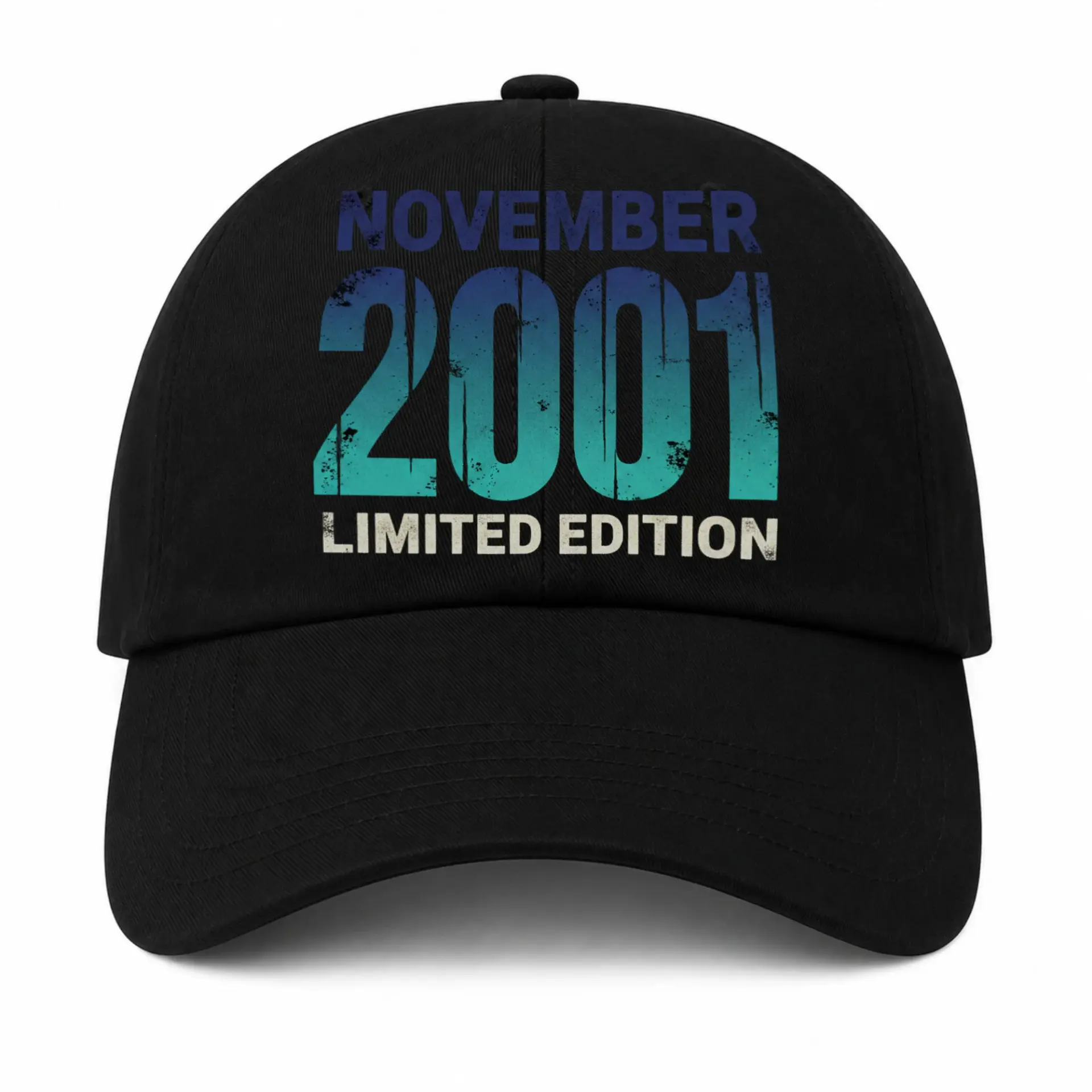 Baseball Cap November 2001 Vintage Retro Graphic Embroidered Dad Hat