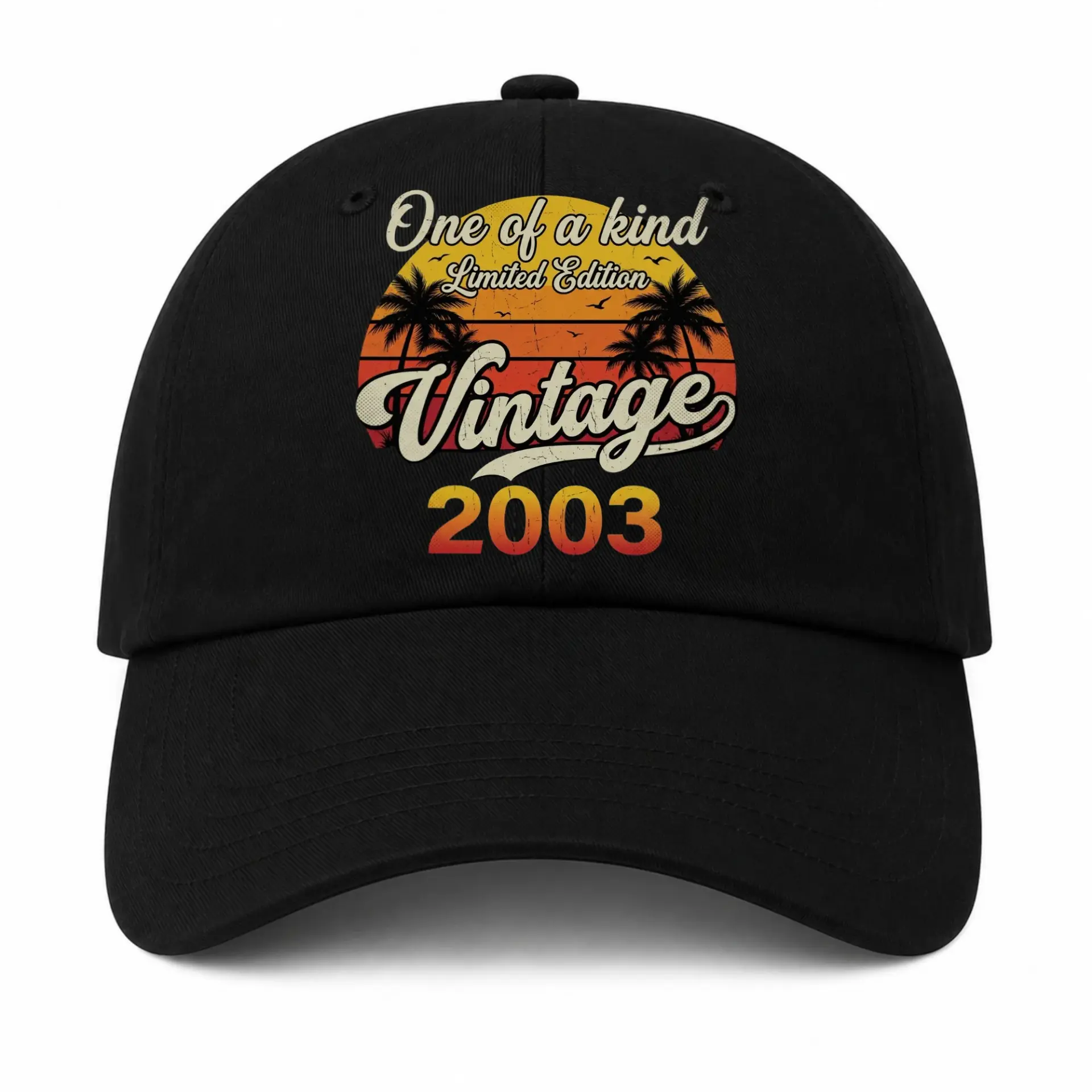 Baseball Cap Vintage 2003 Limited Edition Graphic Cotton Dad Hat