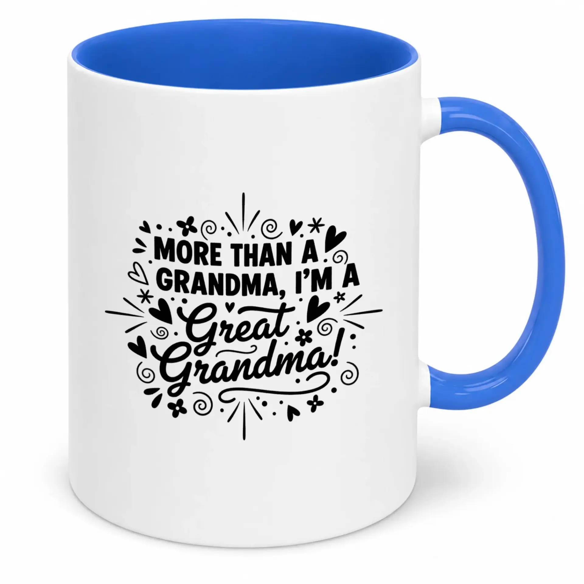 Funny Great Grandma Coffee Mug Premium Ceramic Beverage Cup for Family Appreciation Unique Gift Grandmothers 11oz or 15oz Two-Tone Drinkware