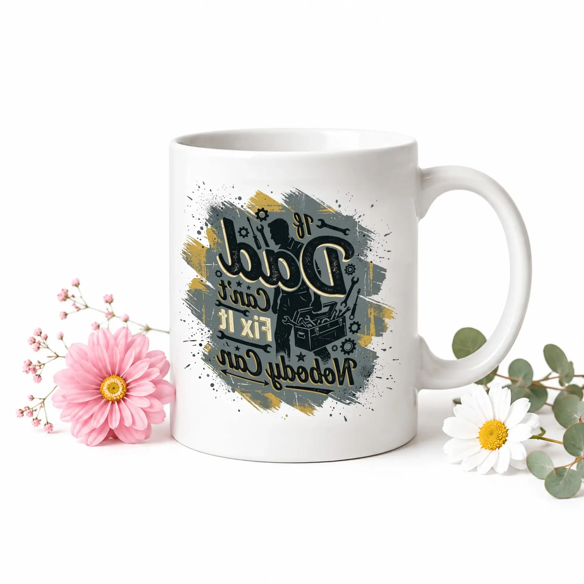 Funny Handyman Appreciation Coffee Mug with Graphic Design for Home and Office Use Daily Beverage Consumption