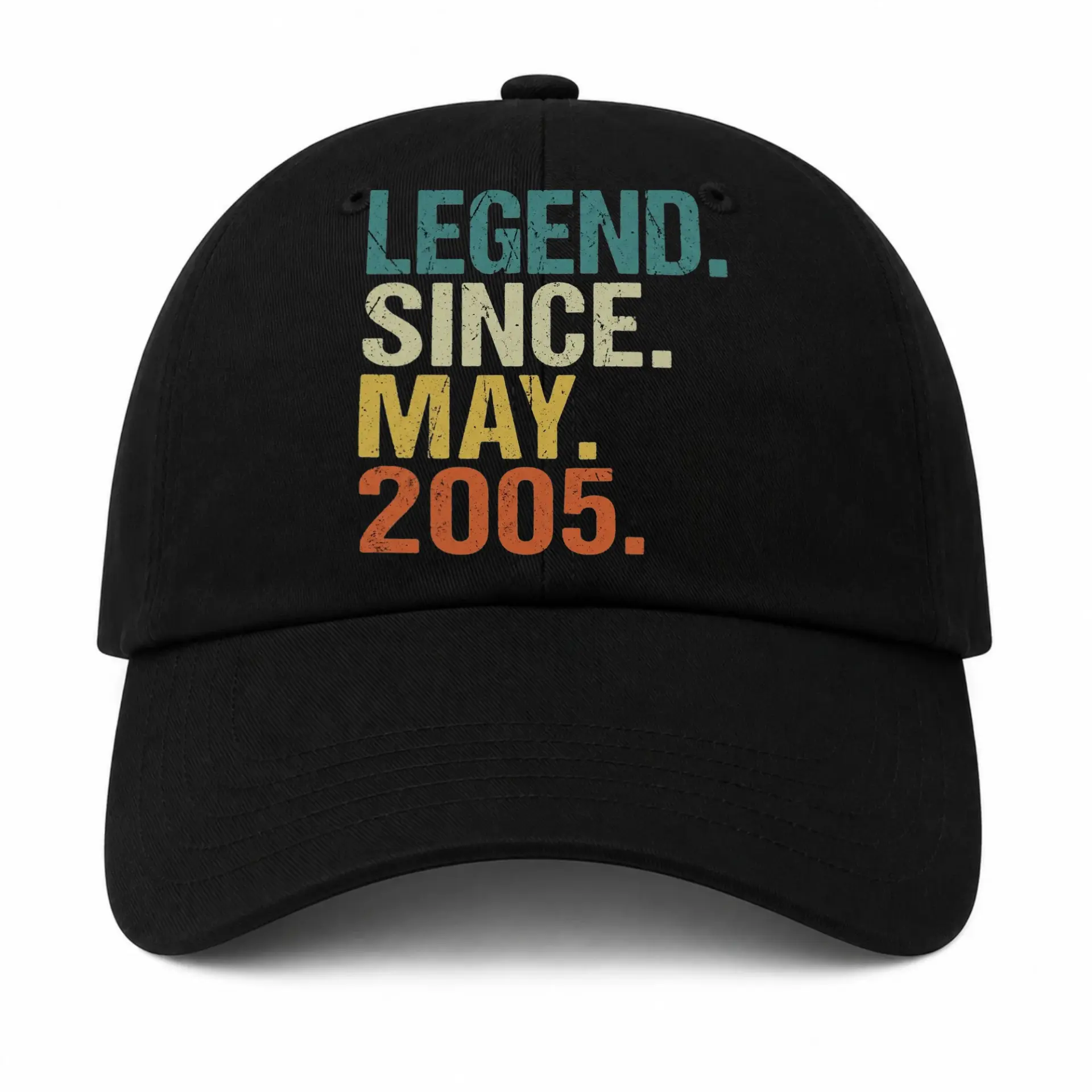 Baseball Cap Legend Since May 2005 Retro Vintage Style Dad Hat
