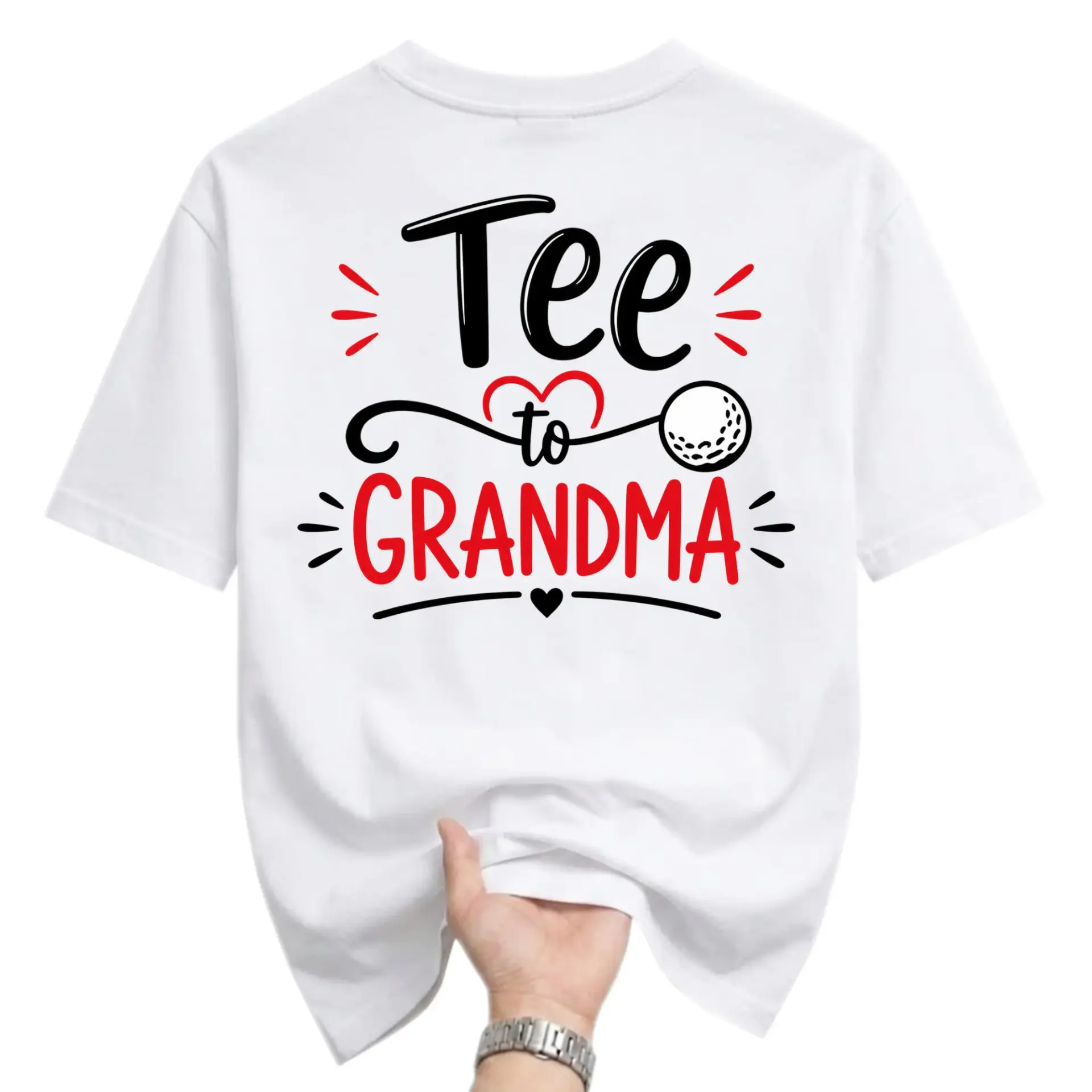 Funny Shirt Tee to Grandma Golf Lover Graphic Unisex Crew Neck Casual Everyday Wear Soft Cotton Blend T-Shirt