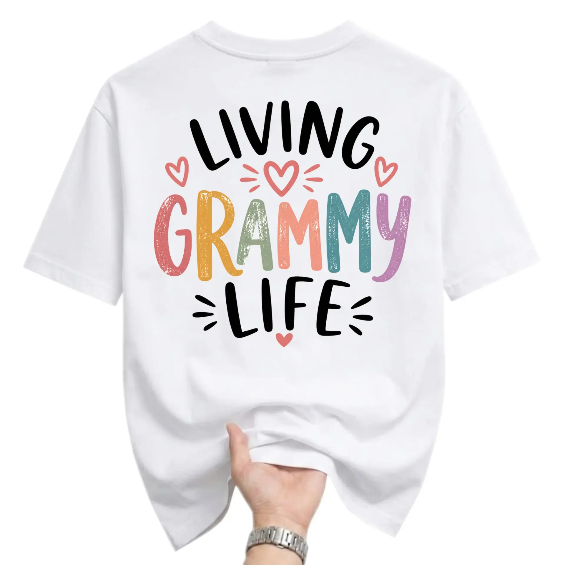 Graphic Tee Living Life Unisex T-Shirt Soft Cotton Blend Casual Top with
